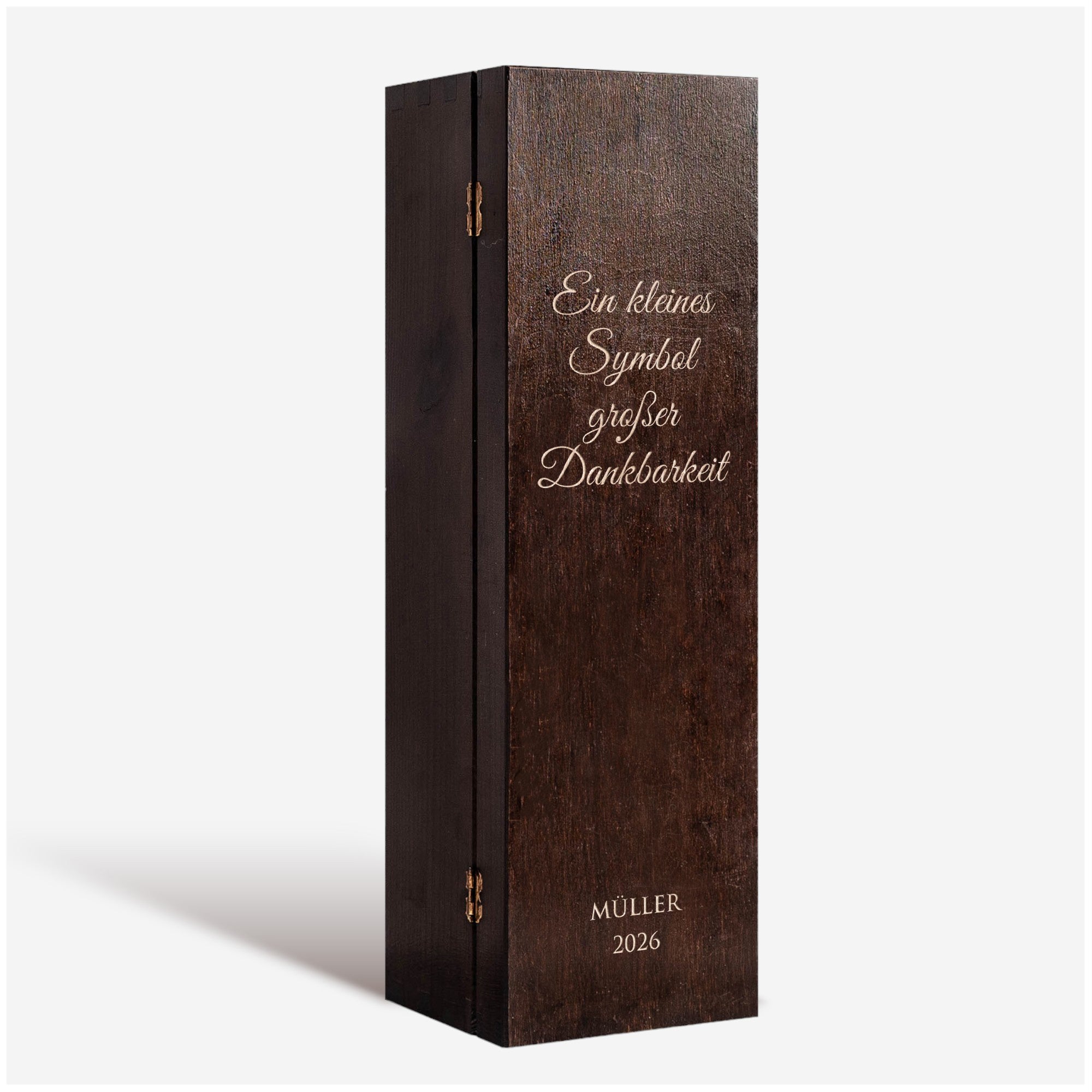 Gravierte Geschenkbox als Dankeschön