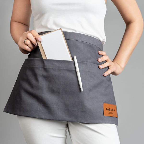 Personalizowana zapaska z kieszeniami - Twój tekst