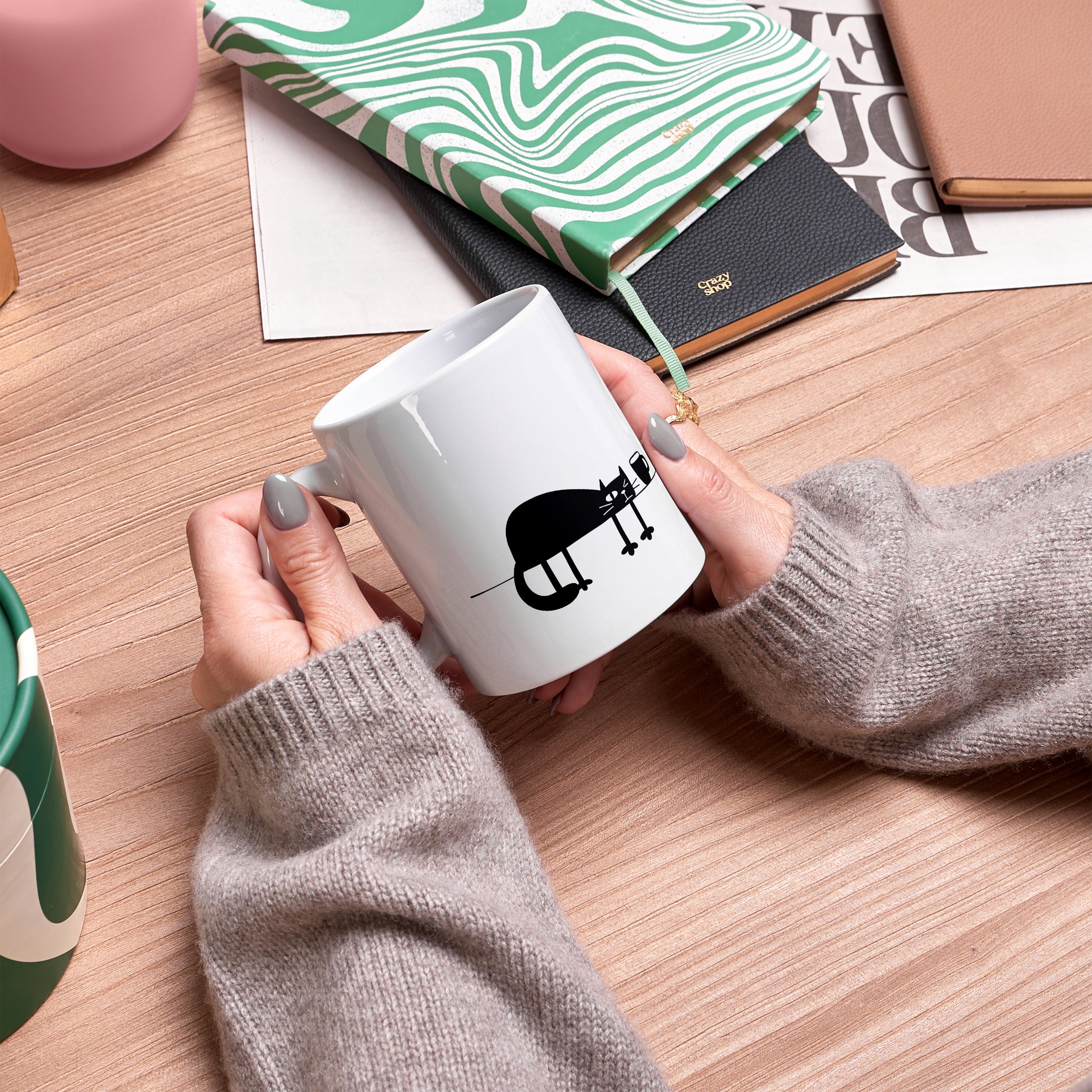 Personalizowany kubek dla sekretarki - Dzień Dobry kubek z nadrukiem kubek personalizowany prezent dla sekretarki