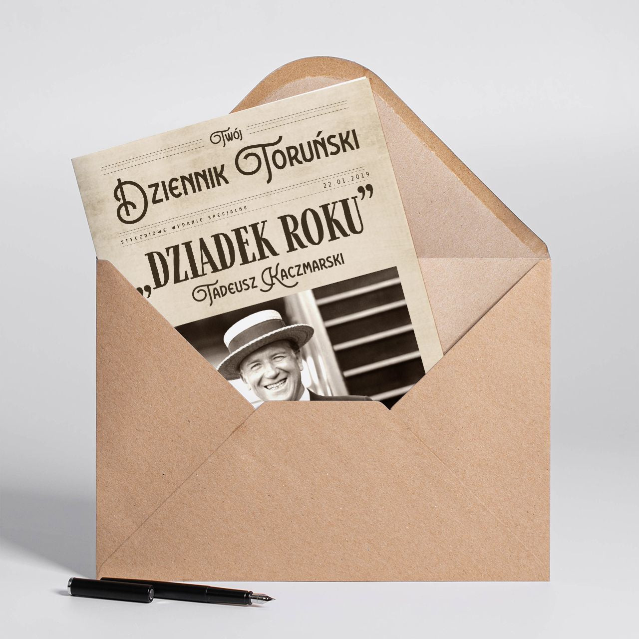 Kartka na Dzień Dziadka A4 - Dziadek Roku