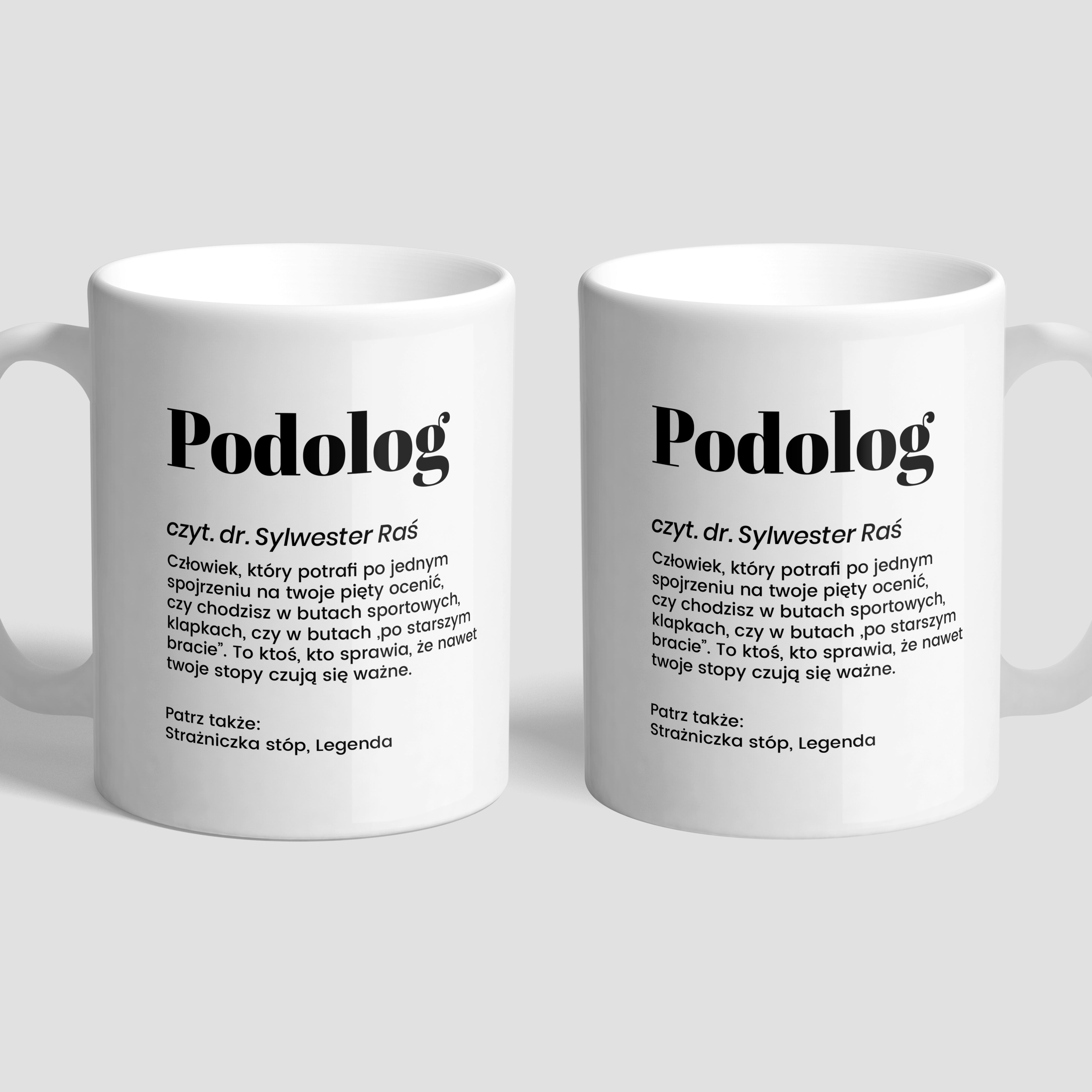 Kubek Definicja - prezent dla podologa kubek dla specjalisty prezent do gabinetu