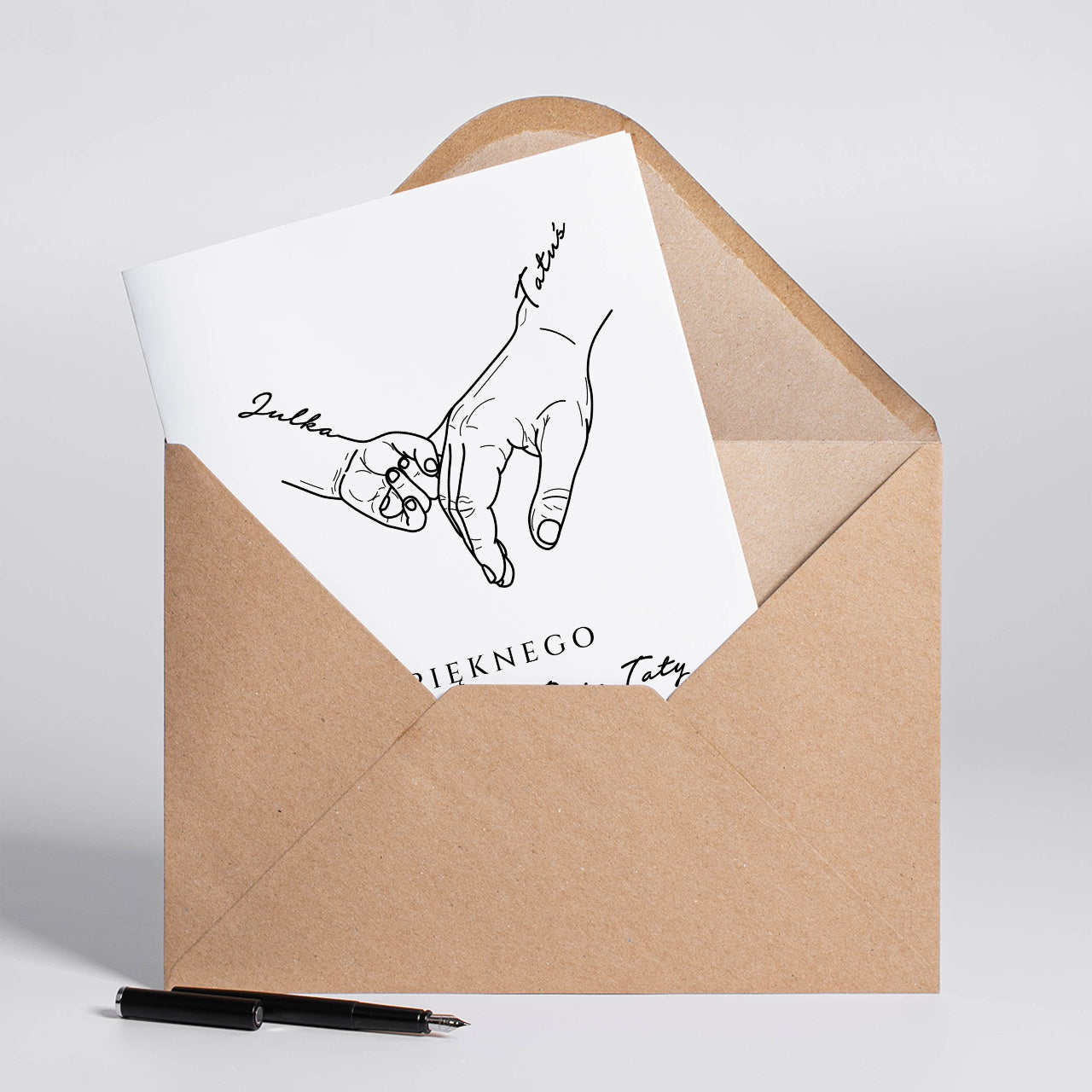 Personalizowana kartka na pierwszy Dzień Taty