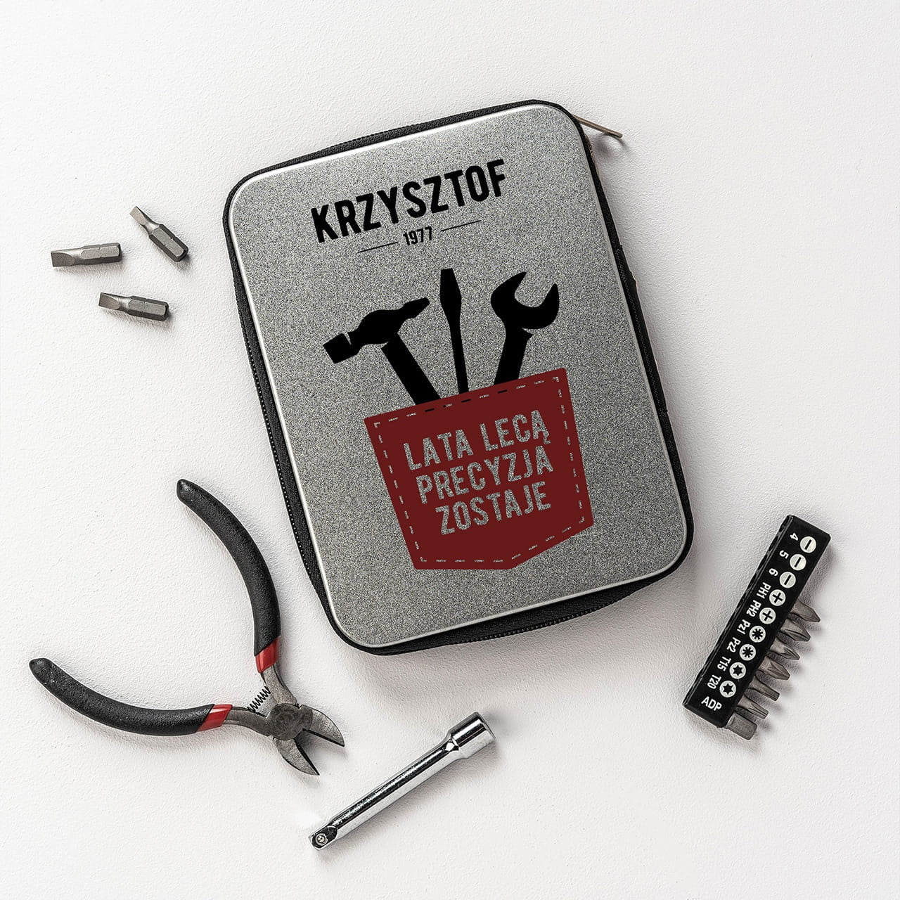 Personalizowane narzędzia precyzyjne na prezent urodzinowy dla niego prezent na urodziny dla niego