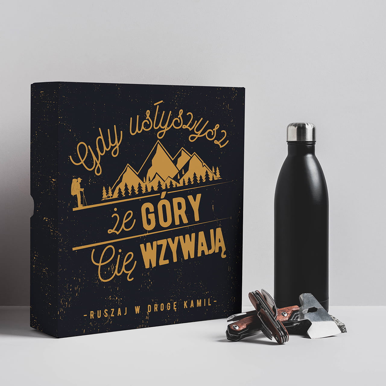 Survivalowy zestaw dla miłośnika gór prezent dla himalaisty praktyczny zestaw outdoorowy zestaw survivalowy