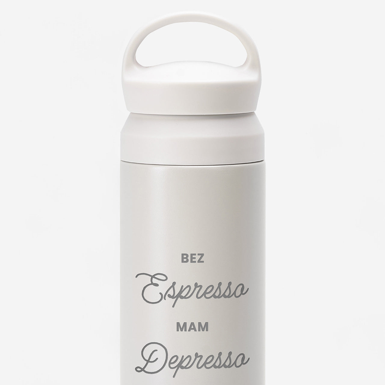 Personalizowany termos z uchwytem - prezent dla kawosza termos na kawę  personalizowany termos