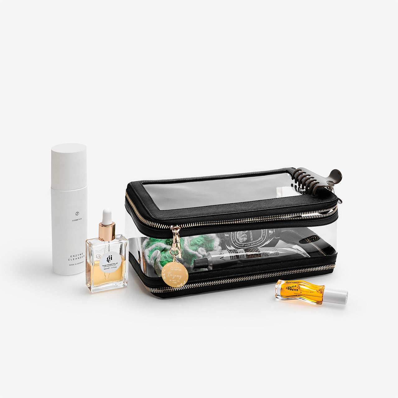 Personalizowana kosmetyczka dla mamy - elegancki prezent dla mamy skórzana kosmetyczka prezent na Dzień Mamy