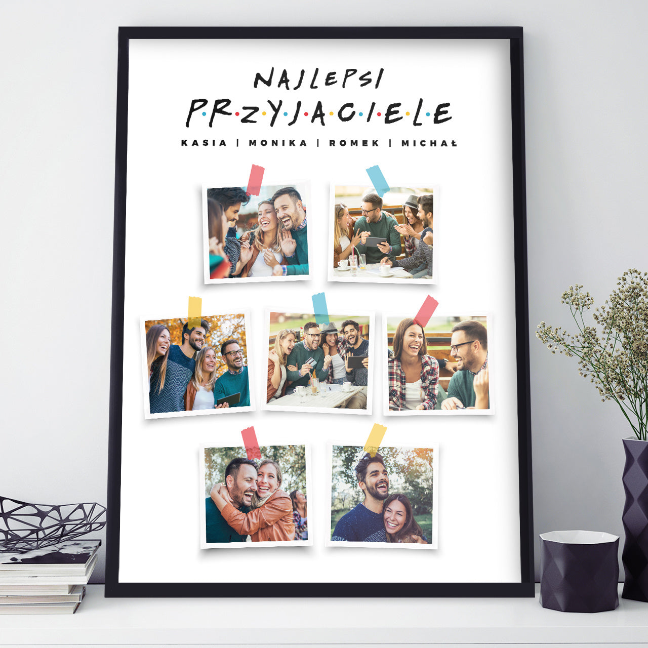 Plakat ze zdjęciem - prezent dla przyjaciółki plakat ze zdjęciami prezent dla najlepszej przyjaciółki