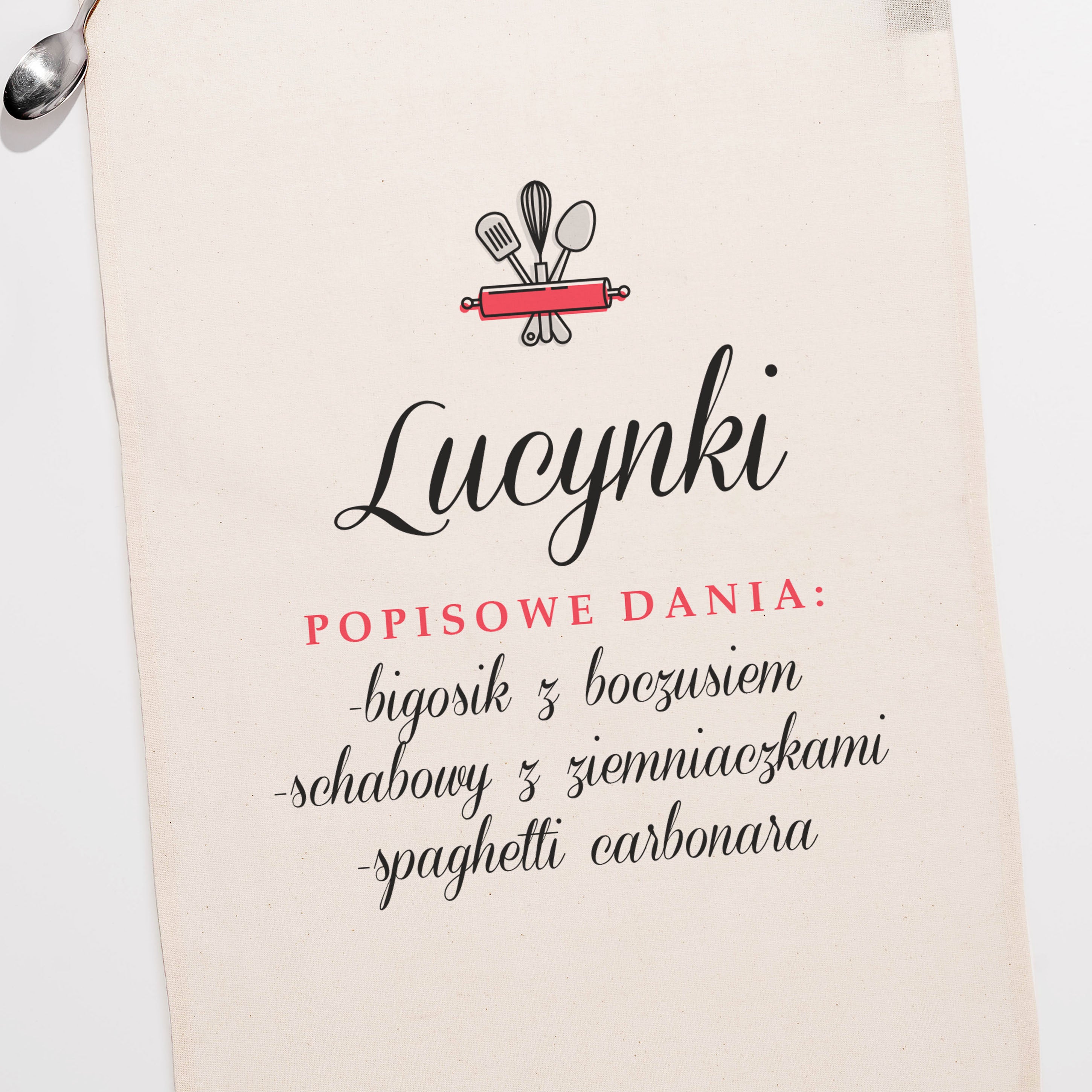 Kuchenny ręcznik na prezent - popisowe dania