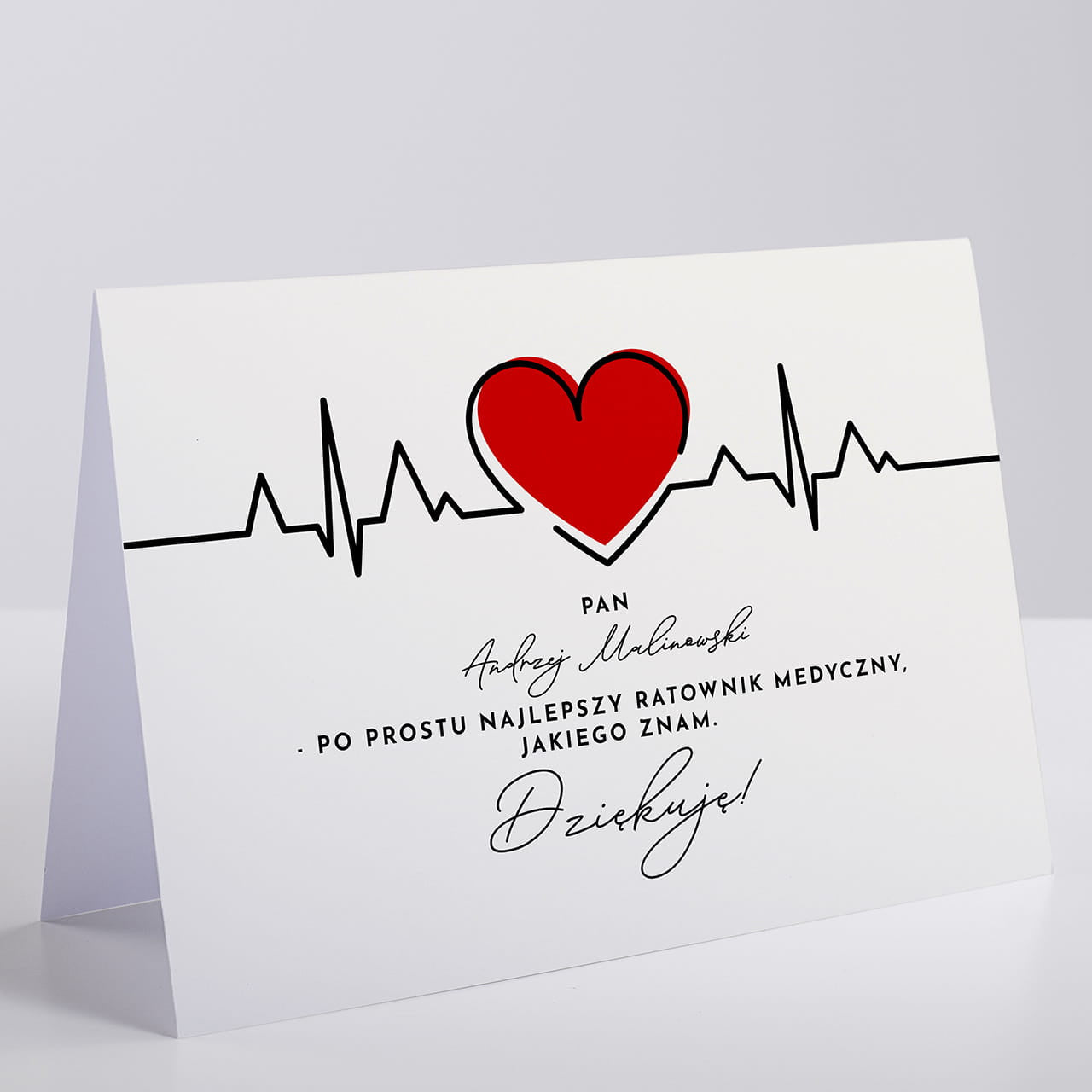 Personalizowana kartka dla ratownika medycznego prezent dla ratownika medycznego kartka personalizowana