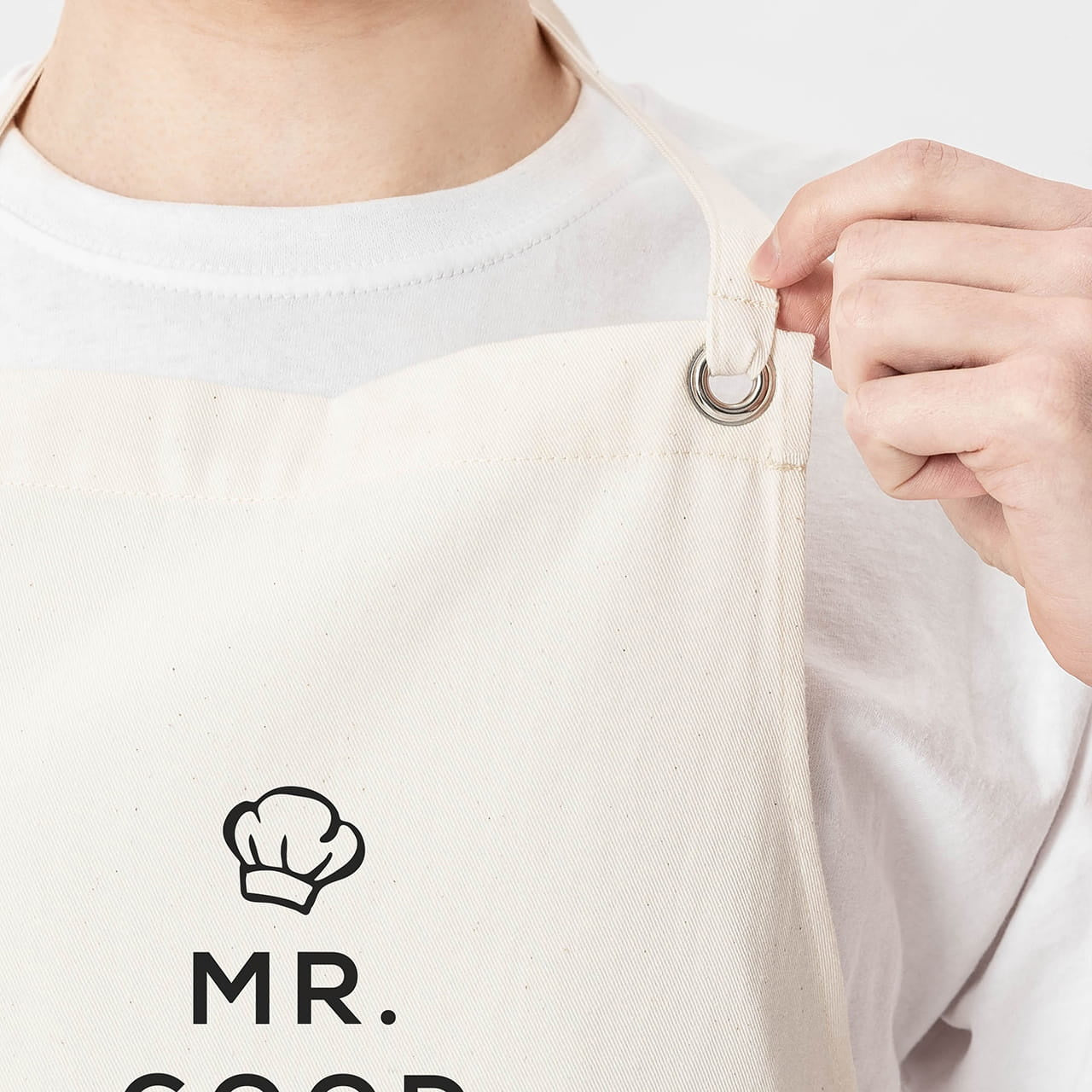 Personalizowany fartuch - Mr. Good Looking - prezent dla partnera 