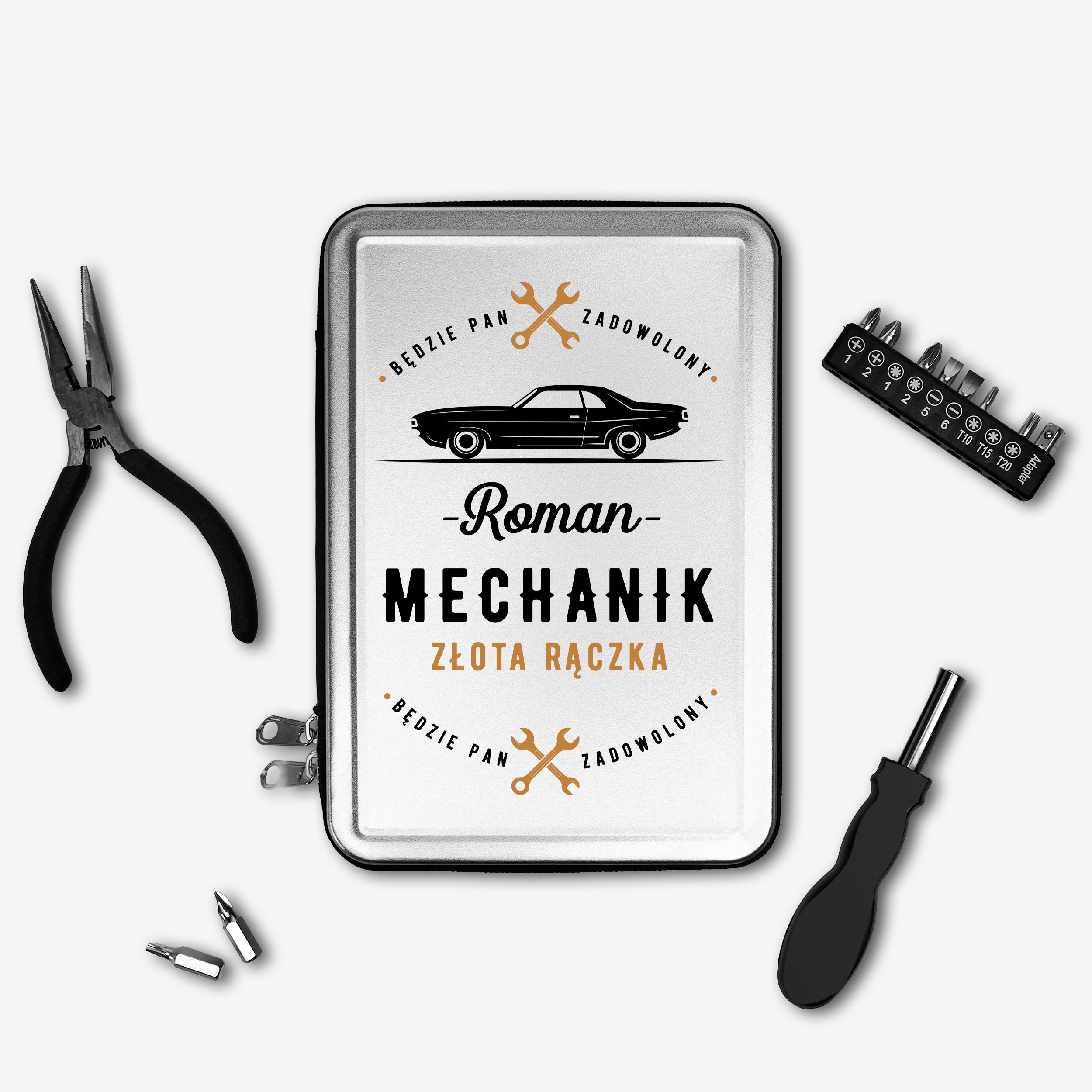 Zestaw narzędzi precyzyjnych na prezent dla złotej rączki prezent dla majsterkowicza 