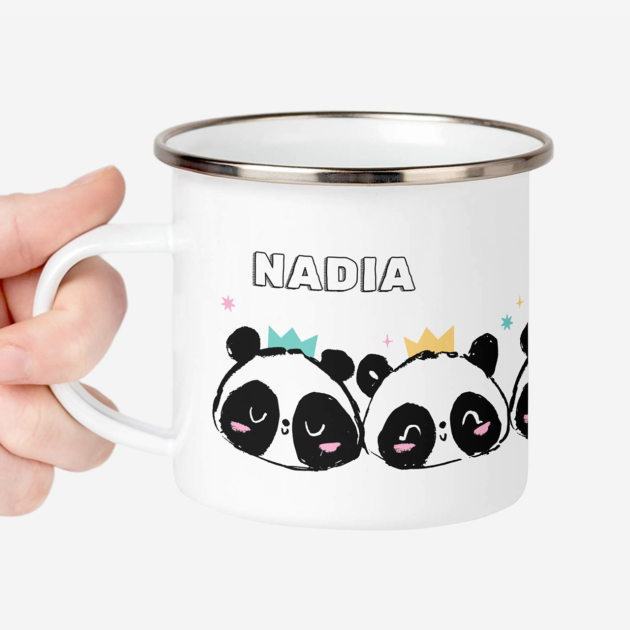 Personalizowany kubek z pandą - prezent urodzinowy dla dziecka prezent dla dziecka