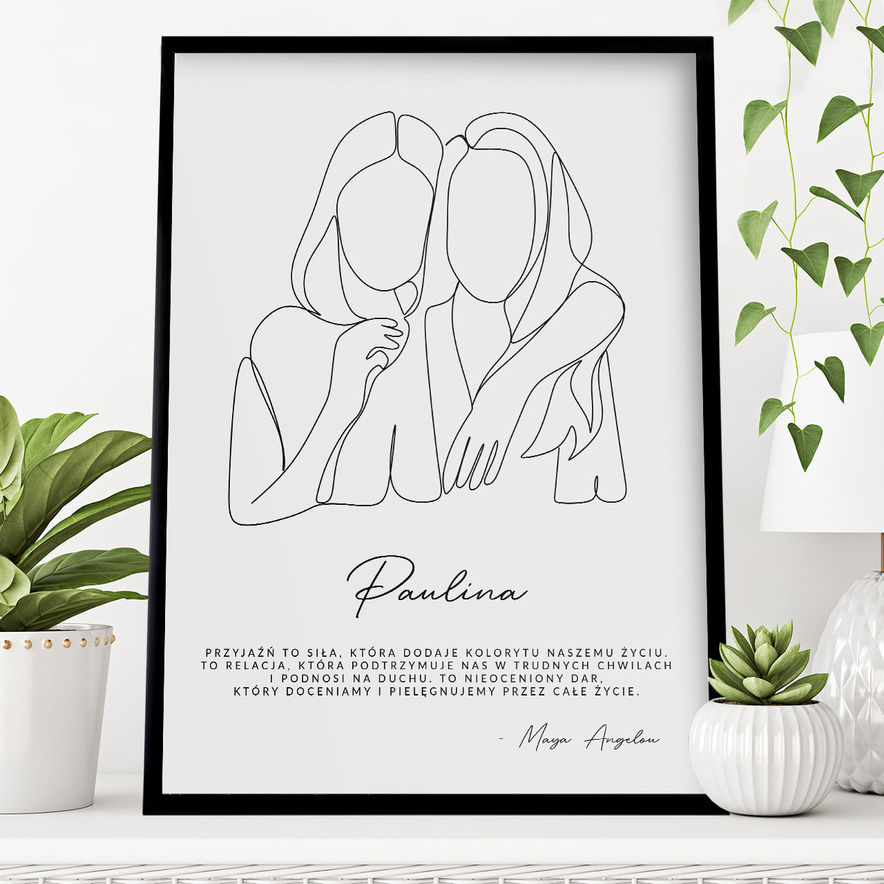 Plakat dla przyjaciółek