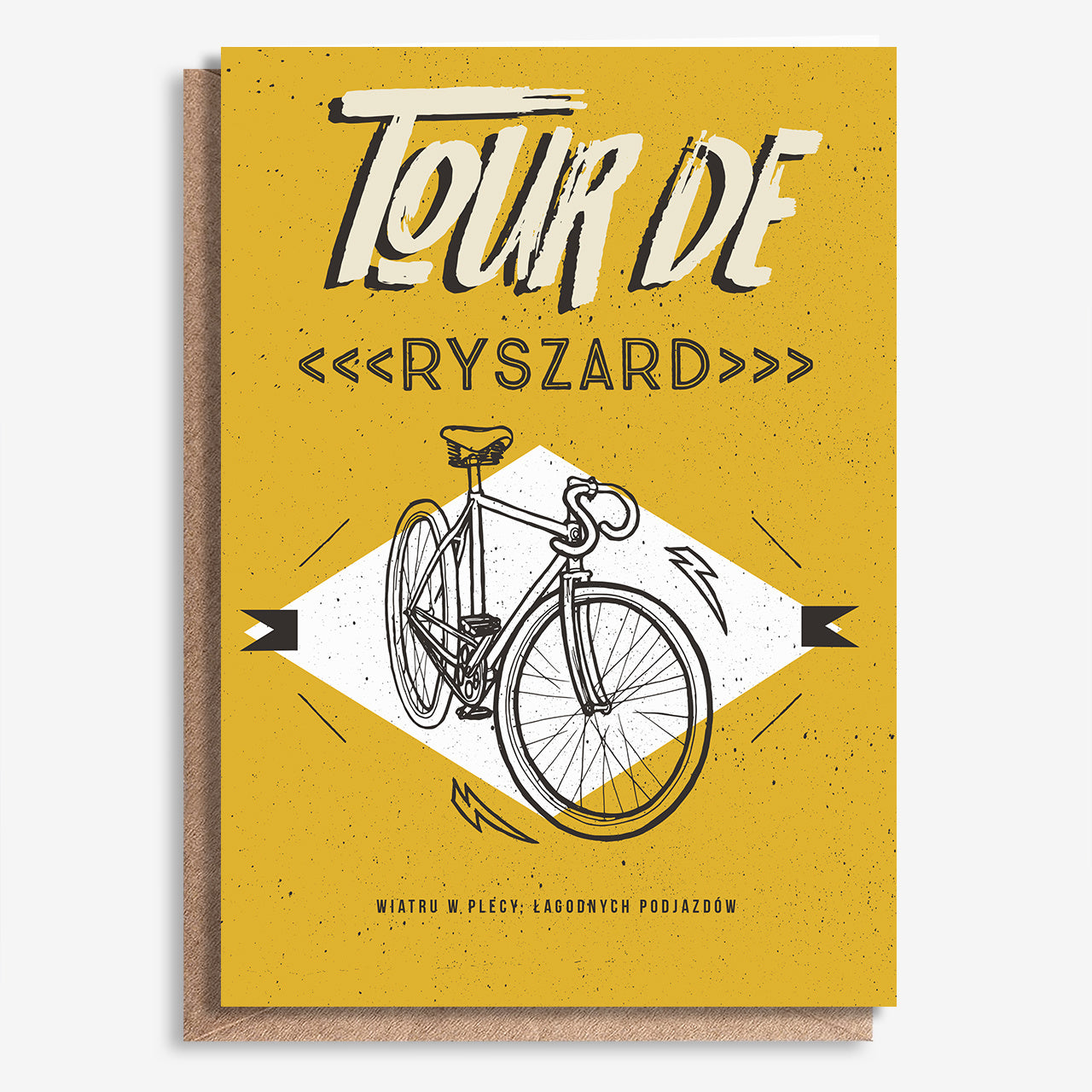 Kartka dla rowerzysty A4 Tour De