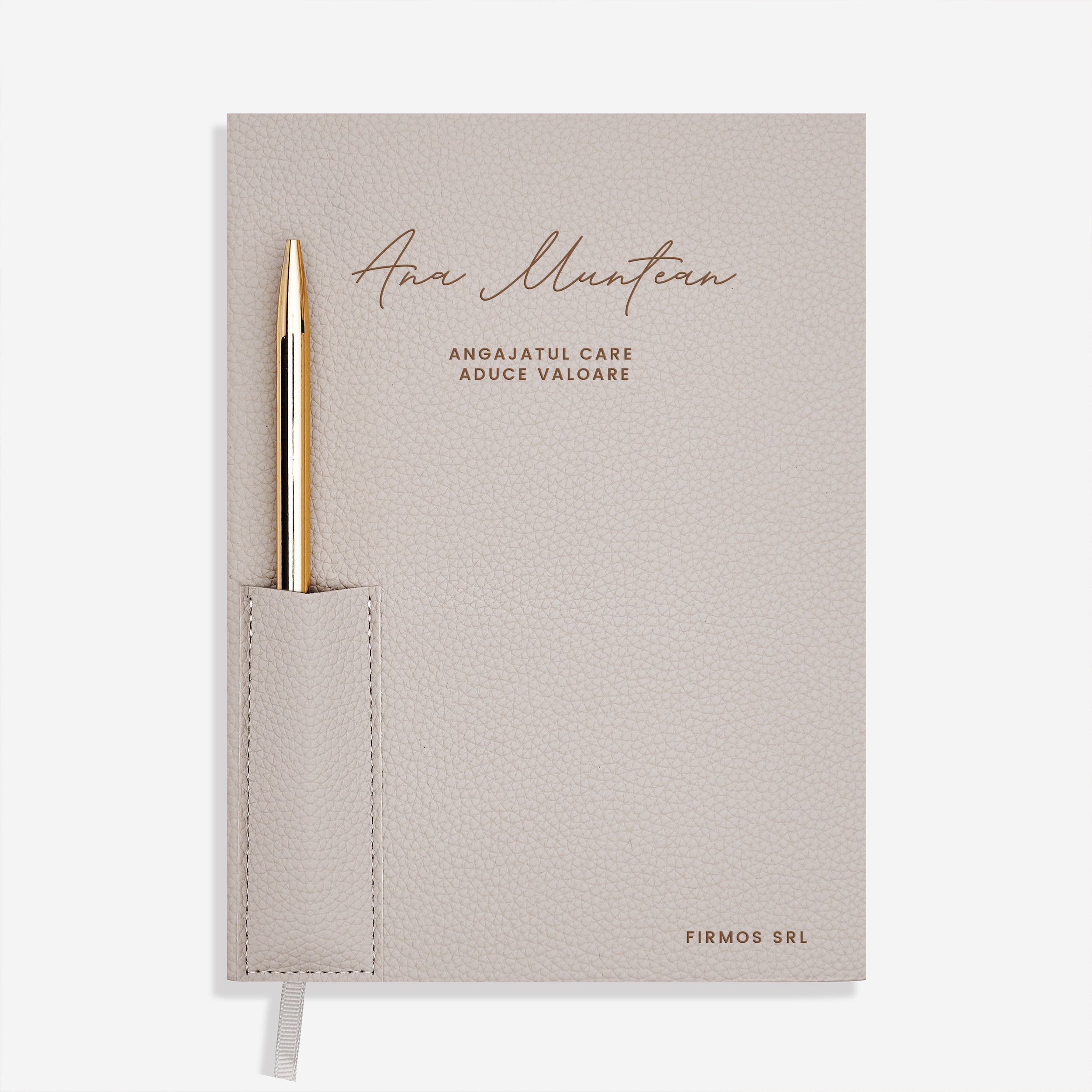Planner z personalizowaną okładką - elegancki prezent dla pracownika