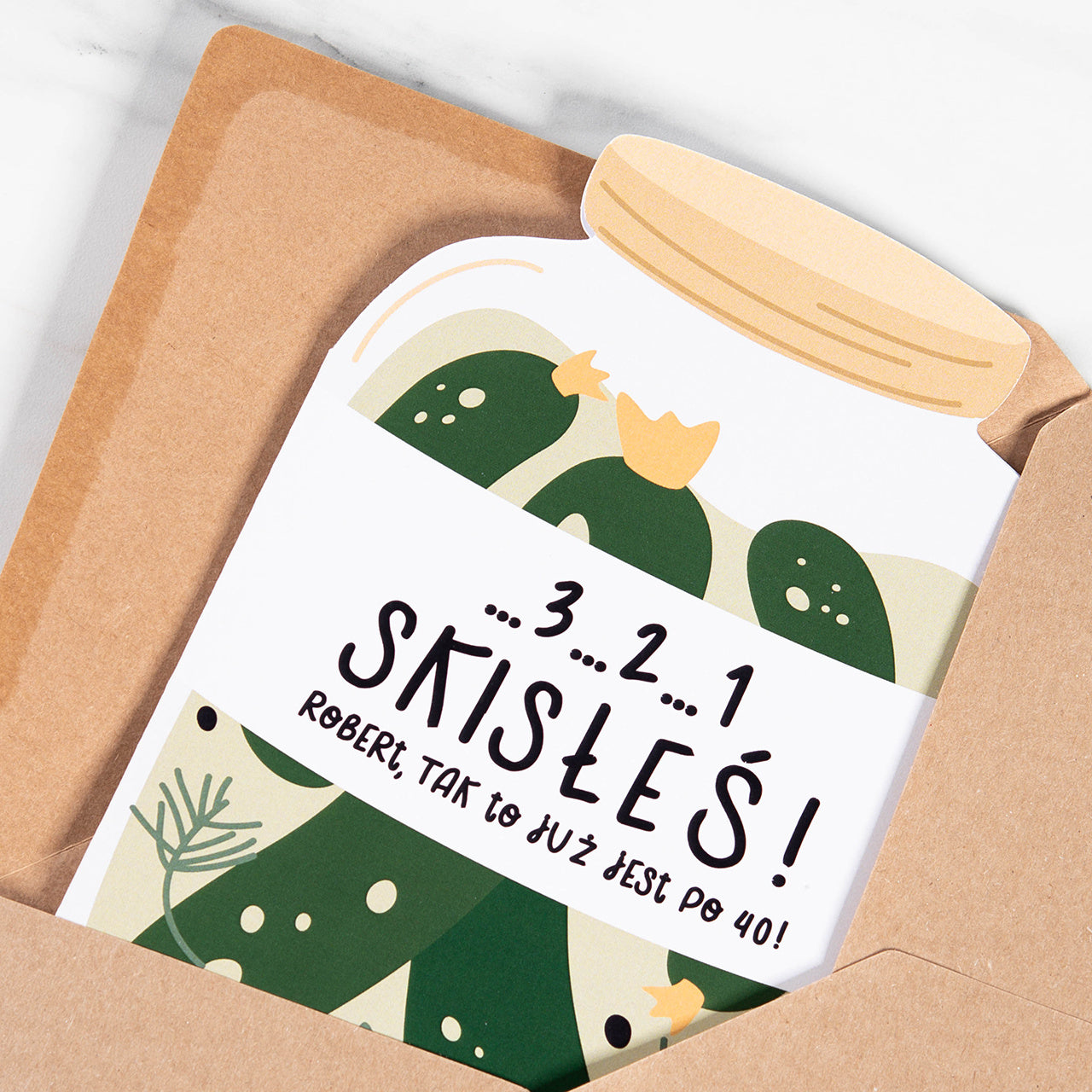 Śmieszna kartka urodzinowa - 3.. 2... 1... Skisłeś! 