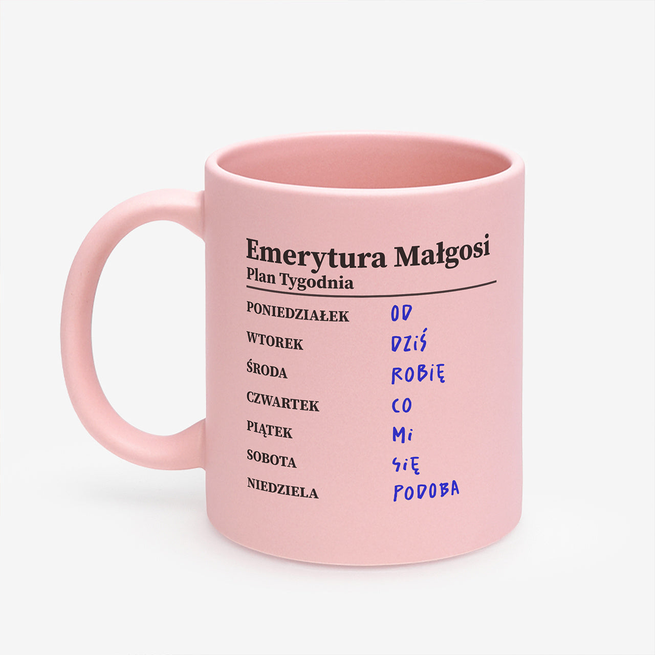 Śmieszny kubek dla emerytki