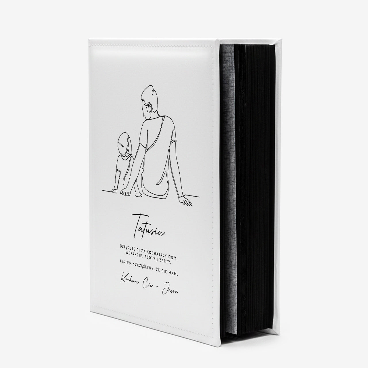 Personalizowany album dla taty od syna album na dzień taty prezent na dzień taty prezent na urodziny taty