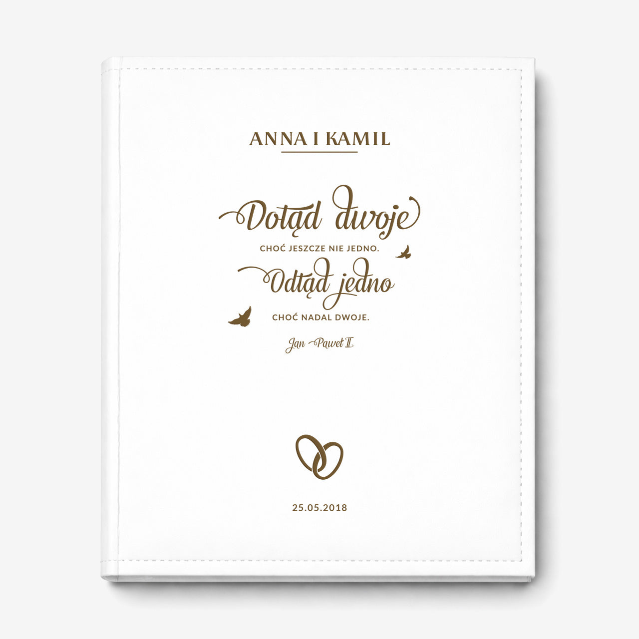 Album z grawerem na prezent ślubny album ślubny prezent na ślub prezent dla pary młodej