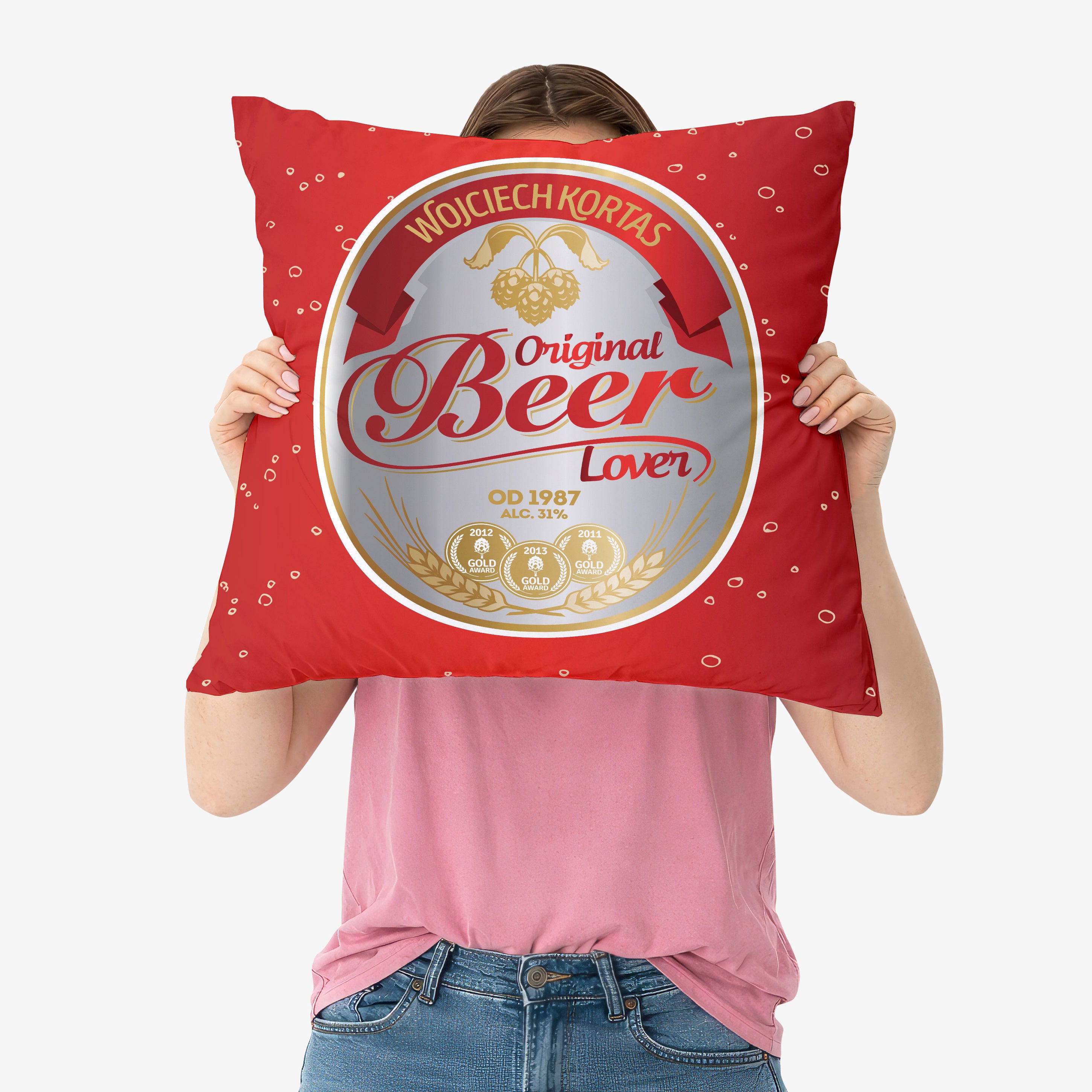Poduszka dla chłopaka - beer lover