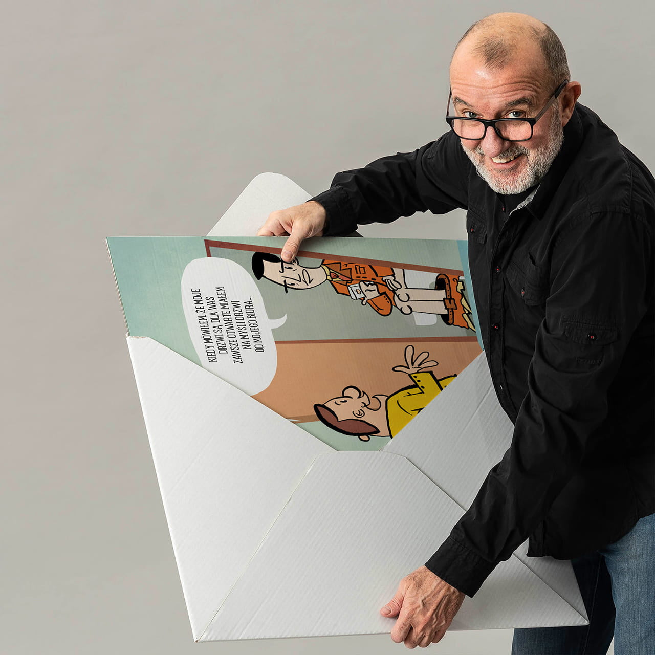 Śmieszna kartka dla szefa xxl 