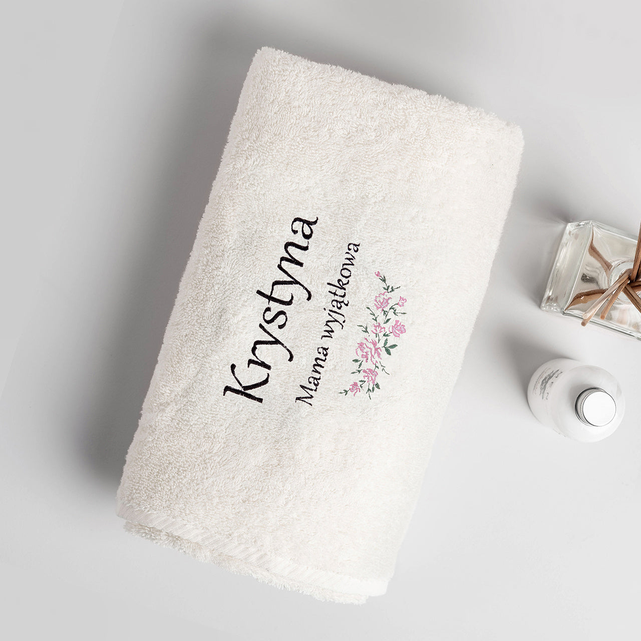Ręcznik z haftem dla mamy - wyjątkowa mama ręcznik dla mamy prezent dla mamy prezent na Dzień Mamy