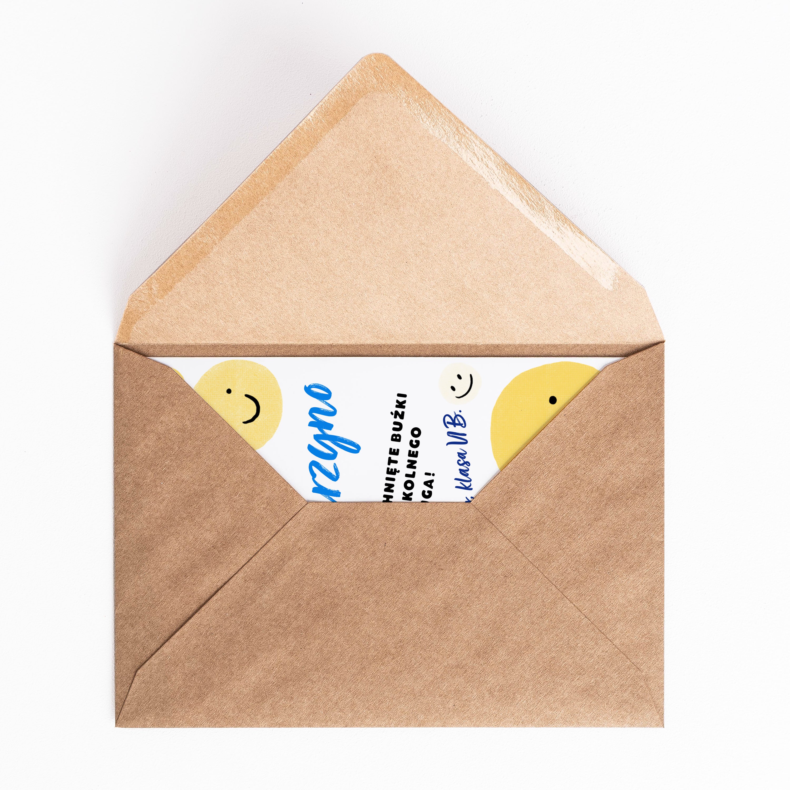 Podziękowanie dla nauczycielki - kartka personalizowana prezent dla nauczycielki podziękowania dla nauczycielki