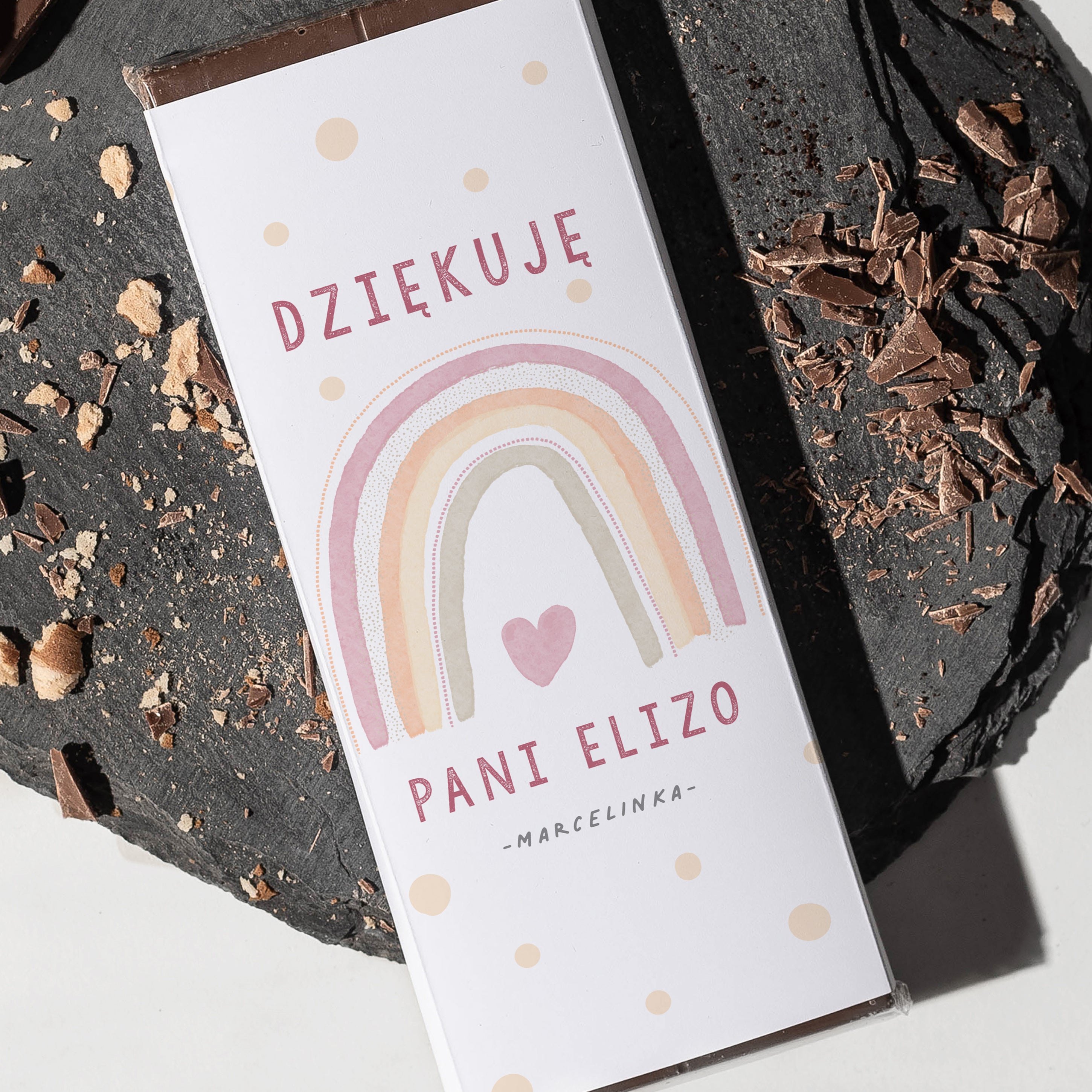 Czekolada dla nauczyciela - podziękowanie dla nauczycielki