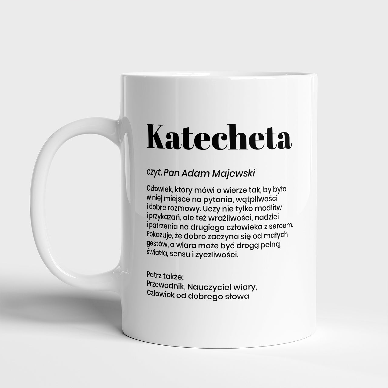 Personalizowany kubek dla katechety - definicja