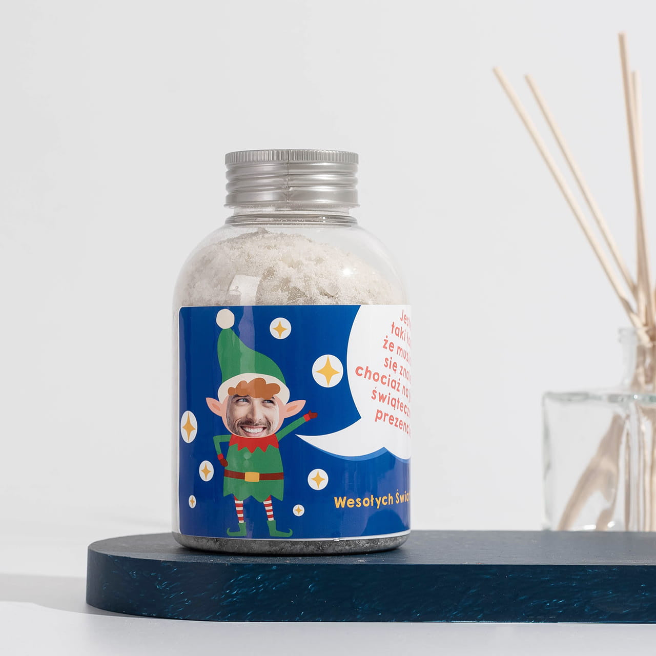 Sól do wanny - upominek na święta dla niego sól do kąpieli upominek świąteczny upominek dla niego sól kąpielowa