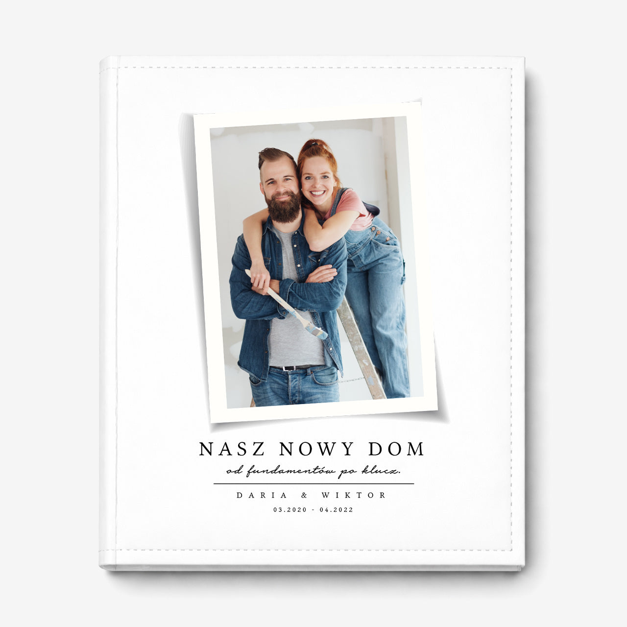 Album ze zdjęciami z budowy domu