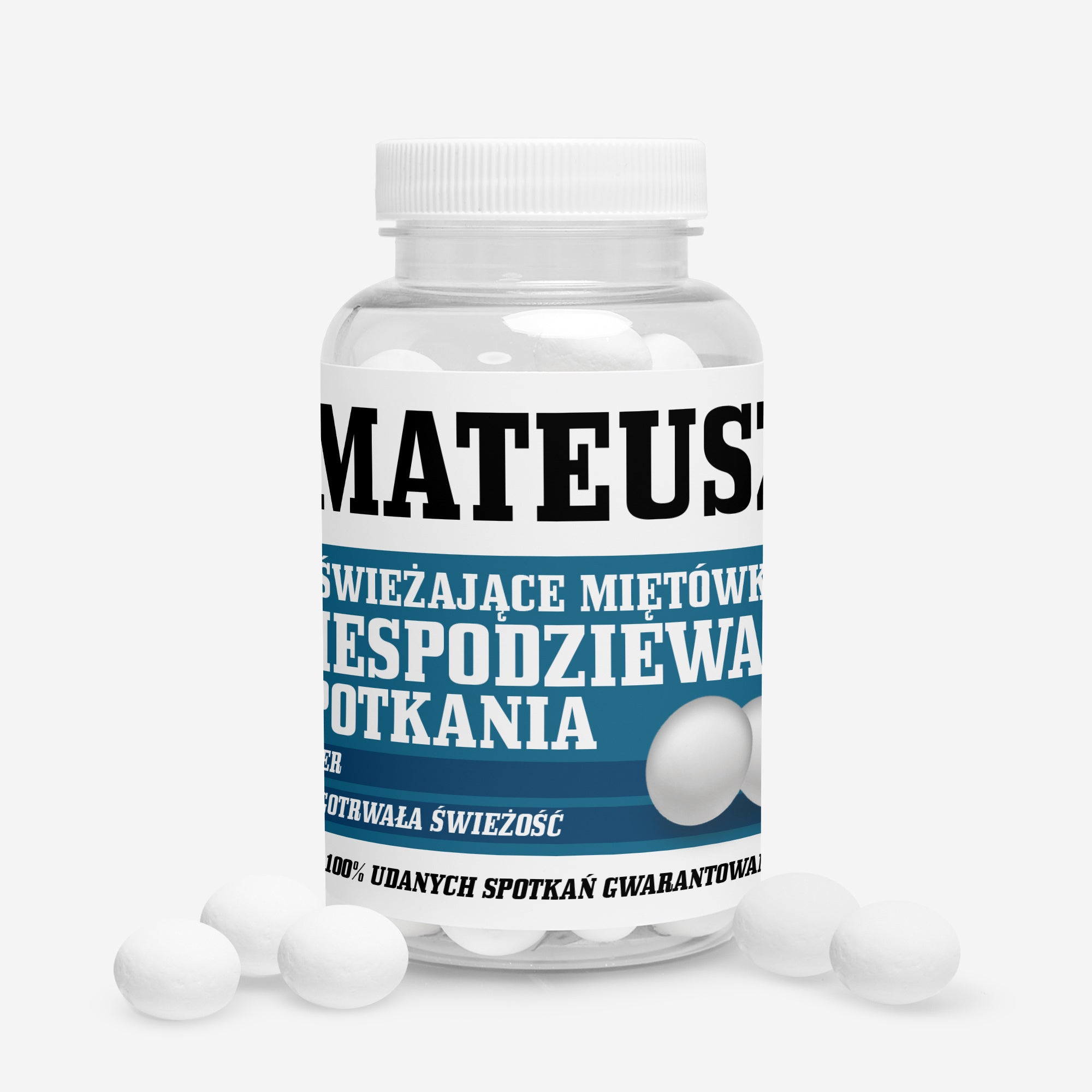 Personalizowane miętówki - śmieszny prezent dla singla
