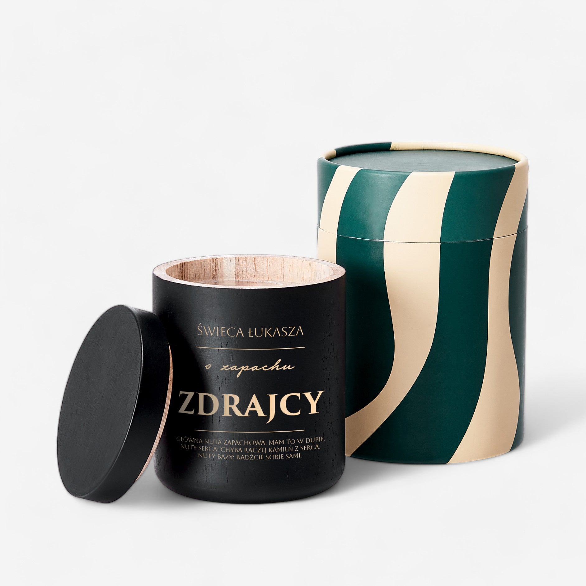 Śmieszna świeczka na prezent na odejście z pracy