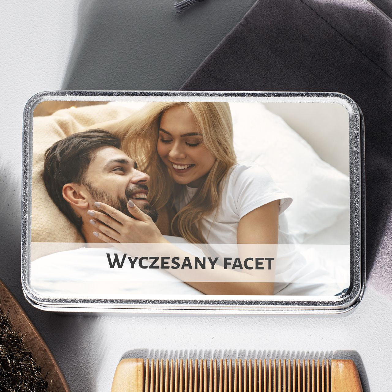 Zestaw do brody - Wyczesany Facet - prezent ze zdjęciem dla niego