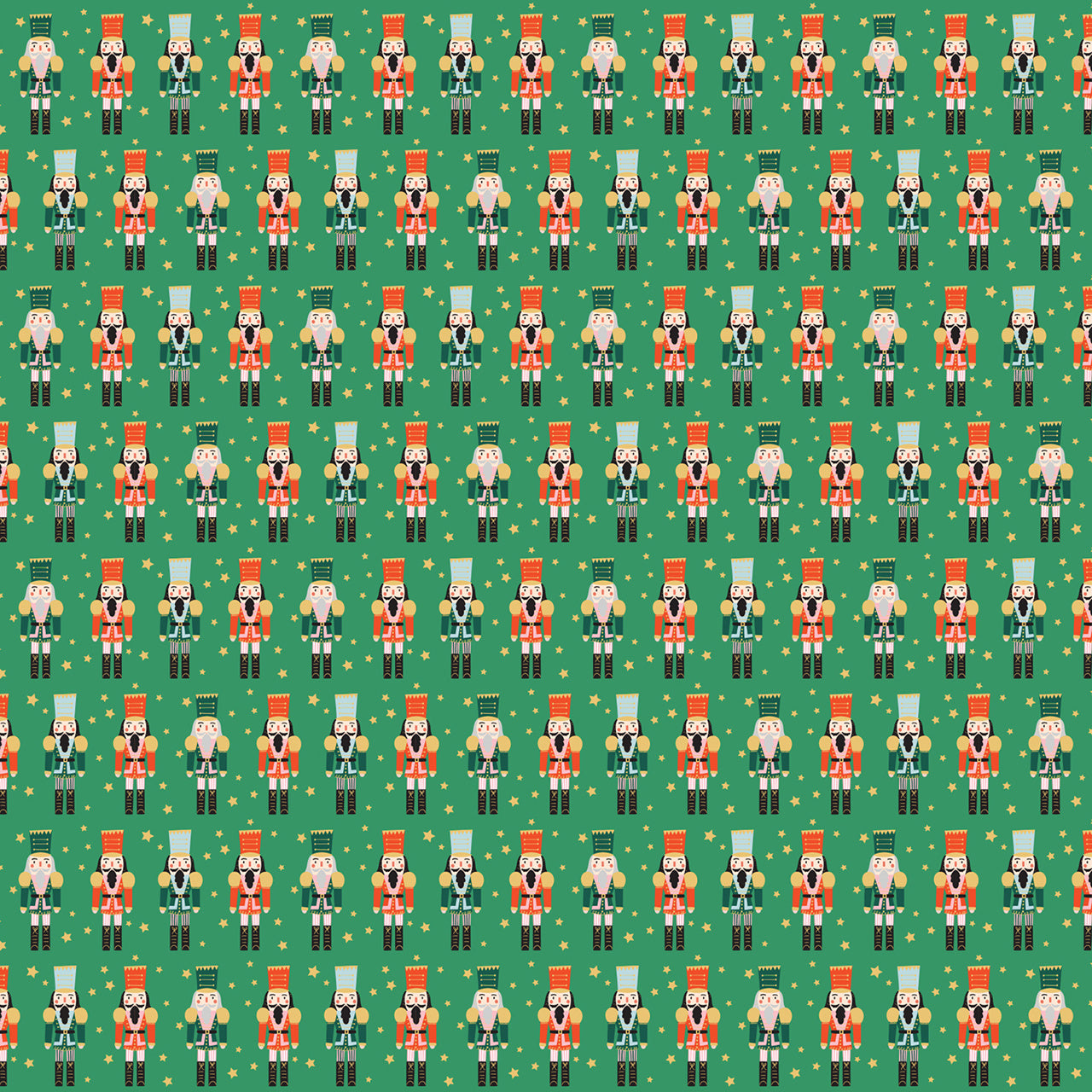 Papier do prezentów świątecznych Dziadek Do Orzechów