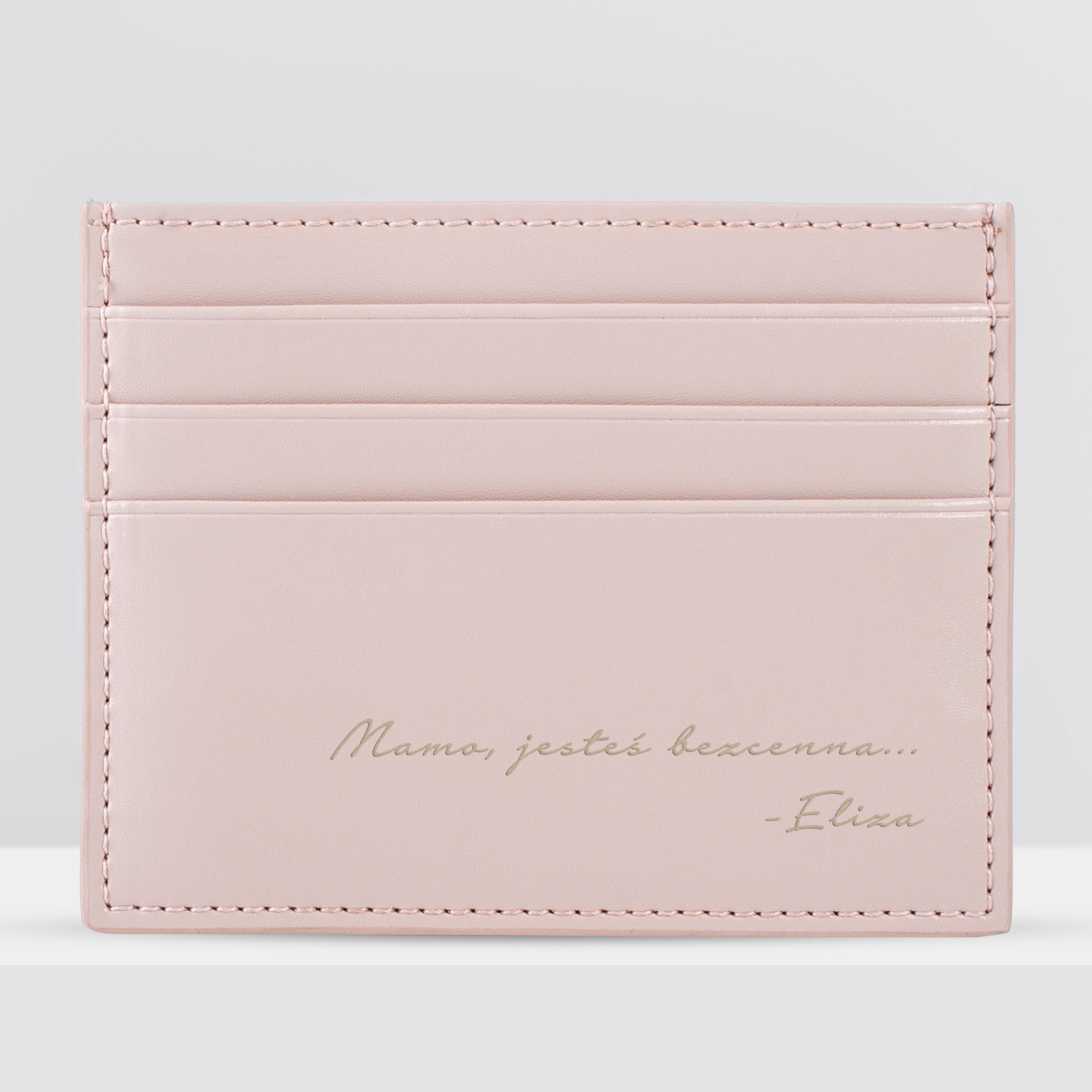Personalizowane etui na karty kretytowe dla mamy