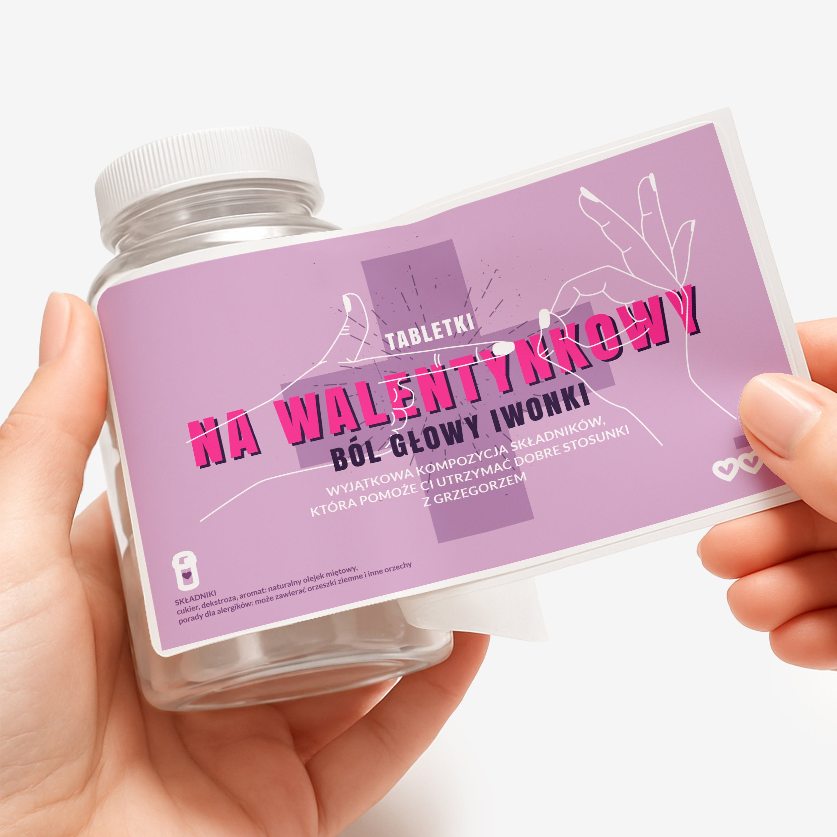 Personalizowane opakowanie na miętówki/cukierki - upominek dla ukochanej