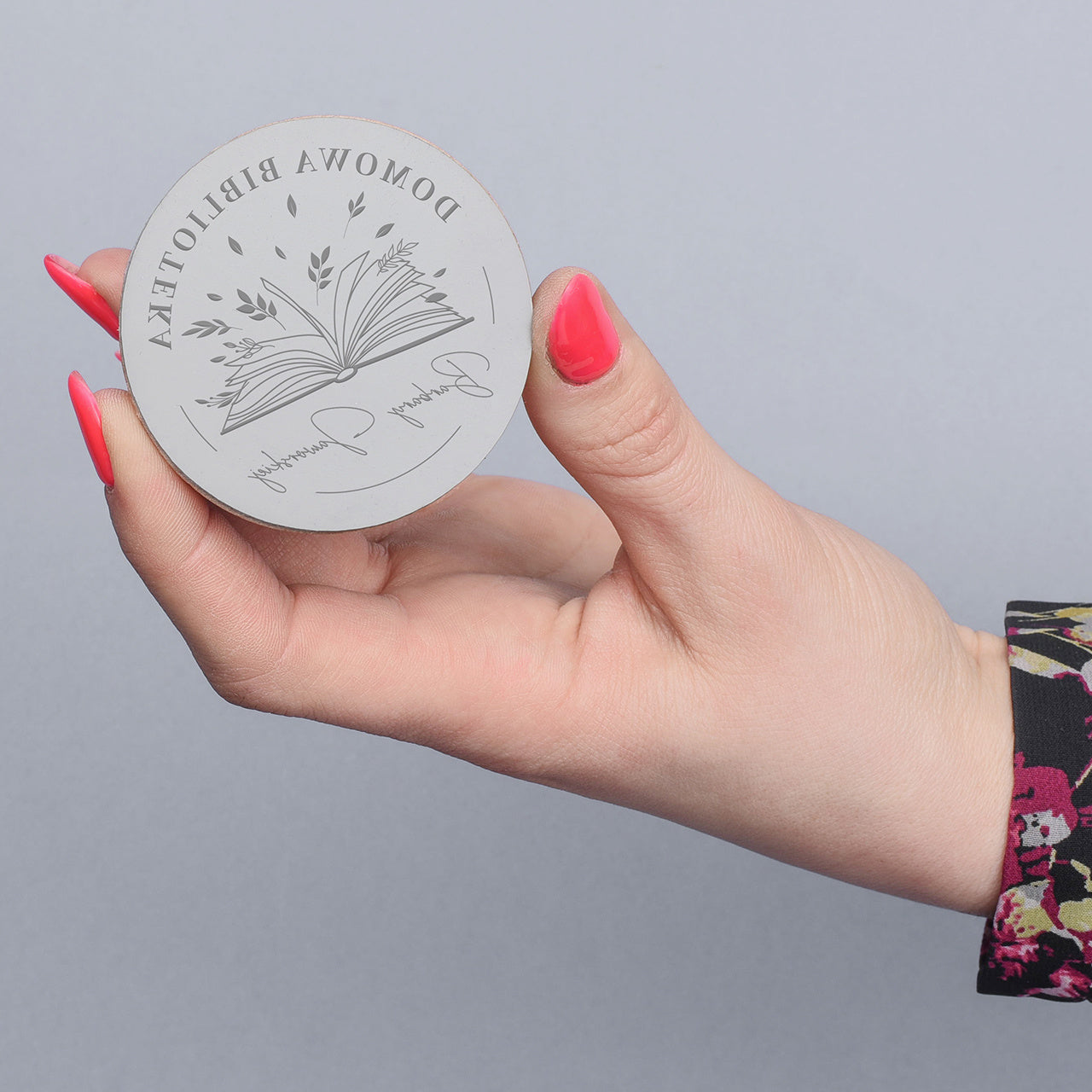 Stempel-pieczątka dla książkary pieczątka dla miłośniczki książki prezent dla książkary