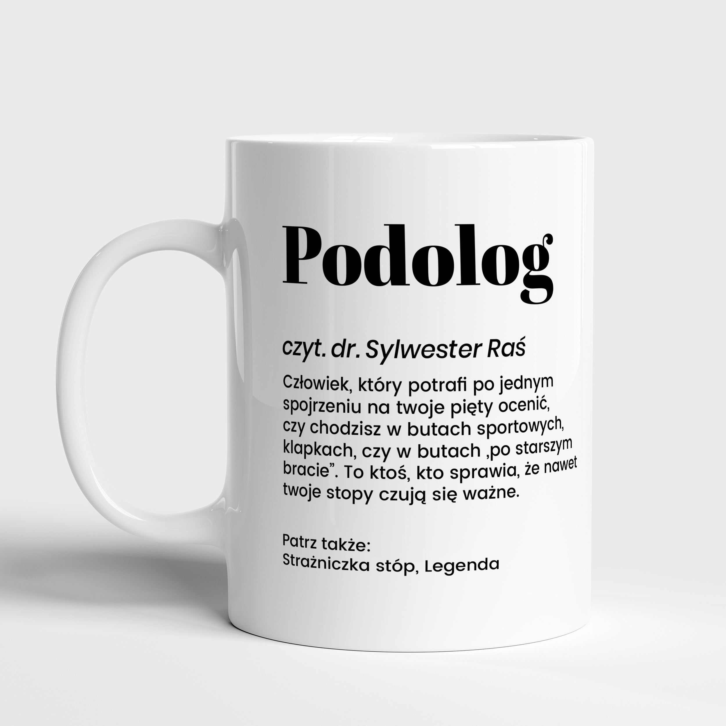 Kubek Definicja - prezent dla podologa kubek dla specjalisty prezent do gabinetu