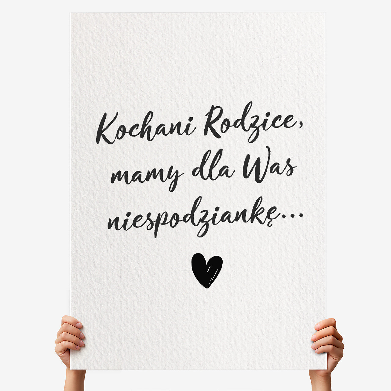 Kartka xxl powiadomienie o ciąży