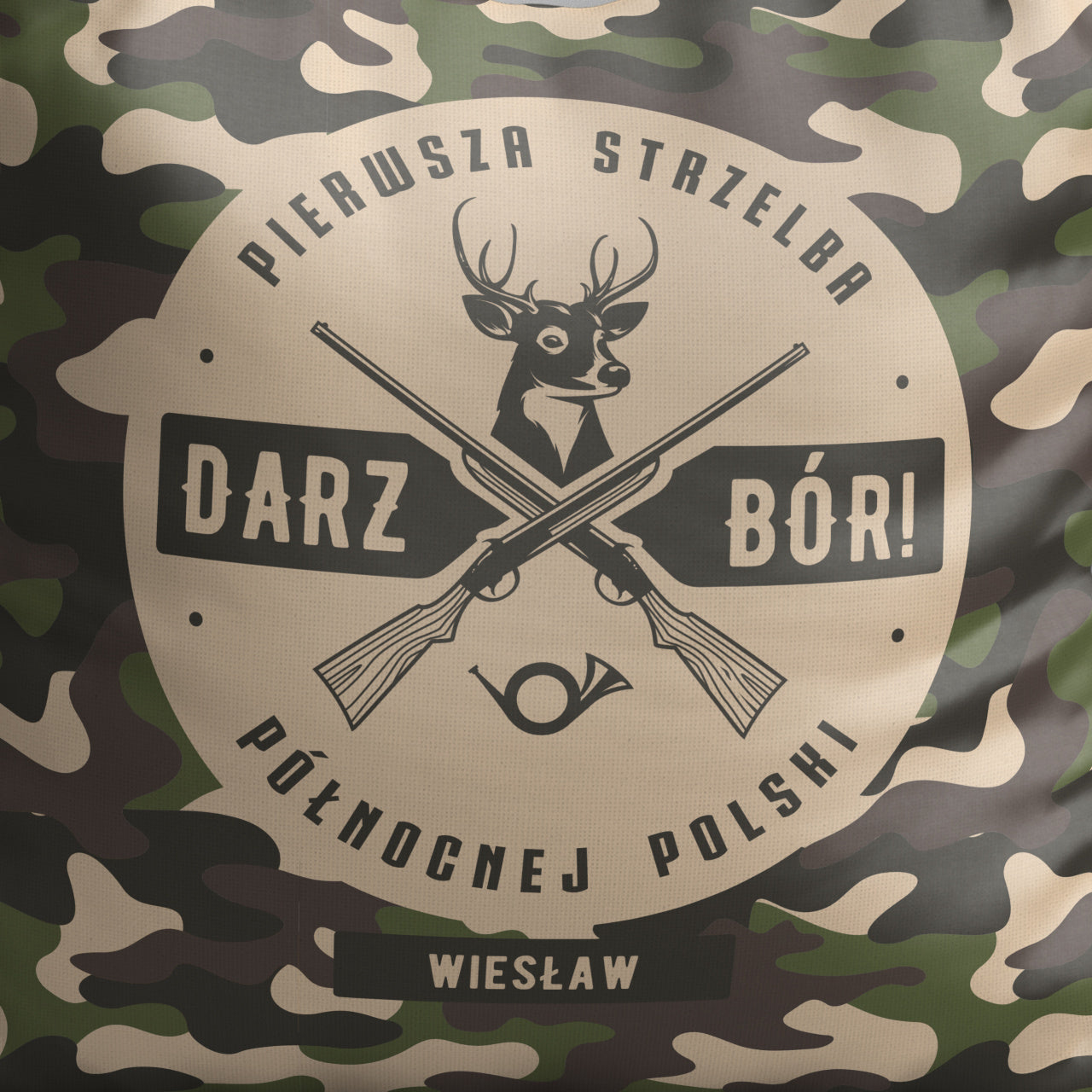 Personalizowana poduszka dla myśliwego 