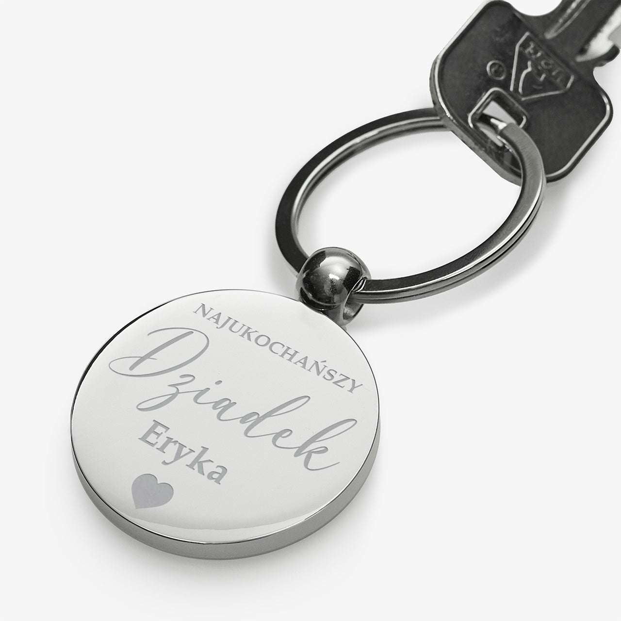 Breloczek dla dziadka  prezent dla dziadka personalizowany brelok brelok z grawerem prezent na Dzień Dziadka 