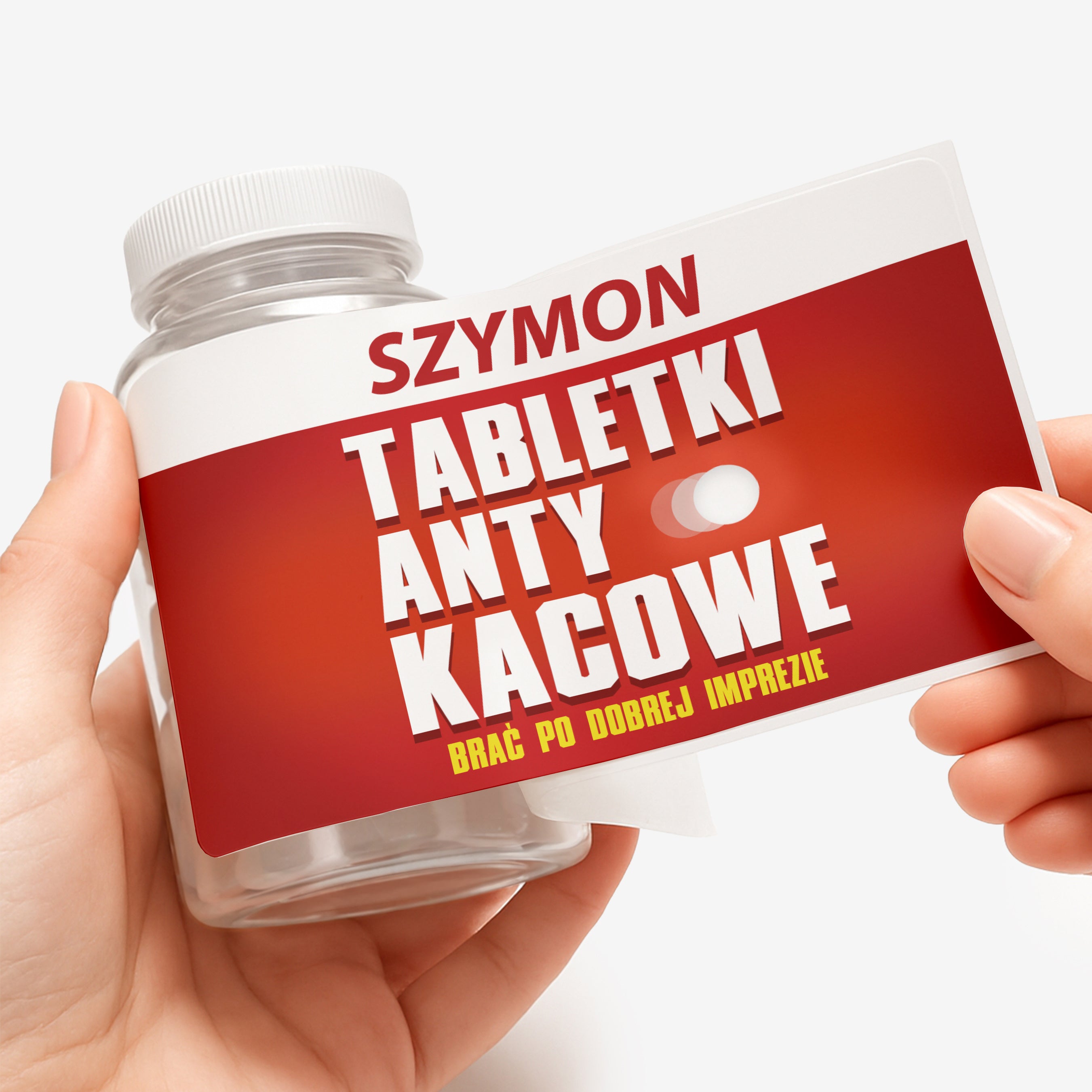Zestaw cukierków miętowych z etykietą do personalizacji - prezent dla kolegi cukierki miętowe miętowe cukierki