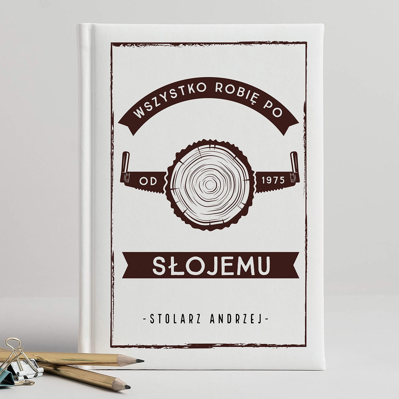 Personalizowany kalendarz dla stolarza