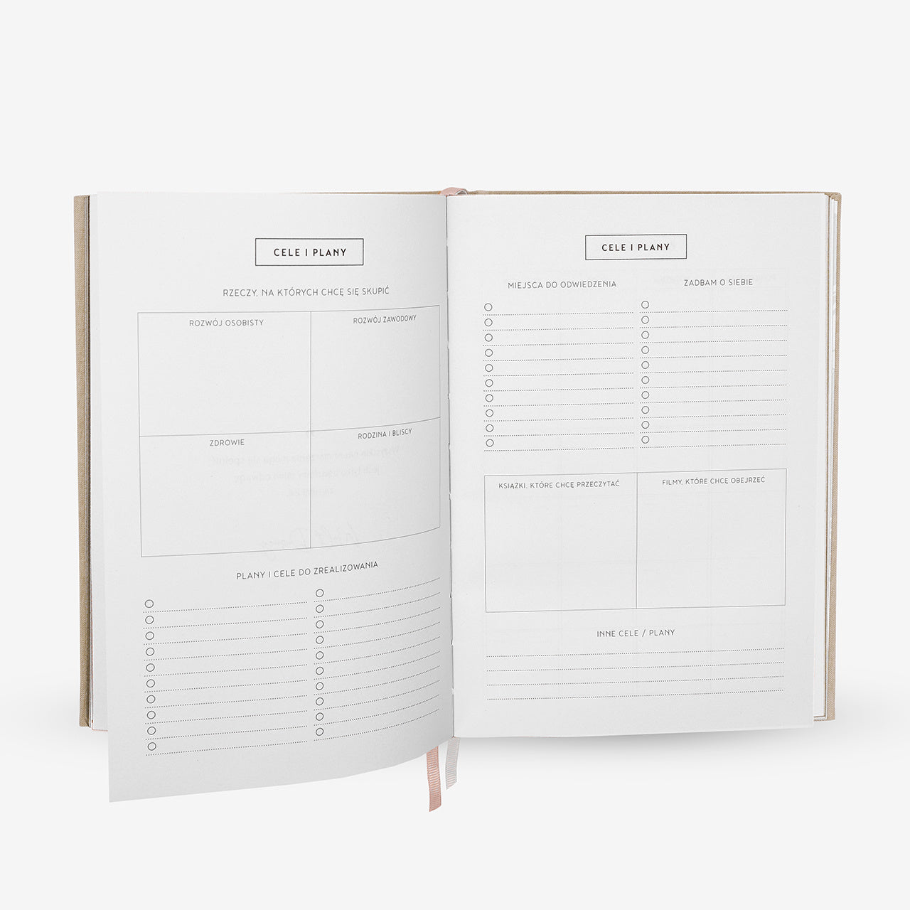 Planner książkowy prezent dla optymistki - Mały sukces personalizowany planer prezent dla kobiety