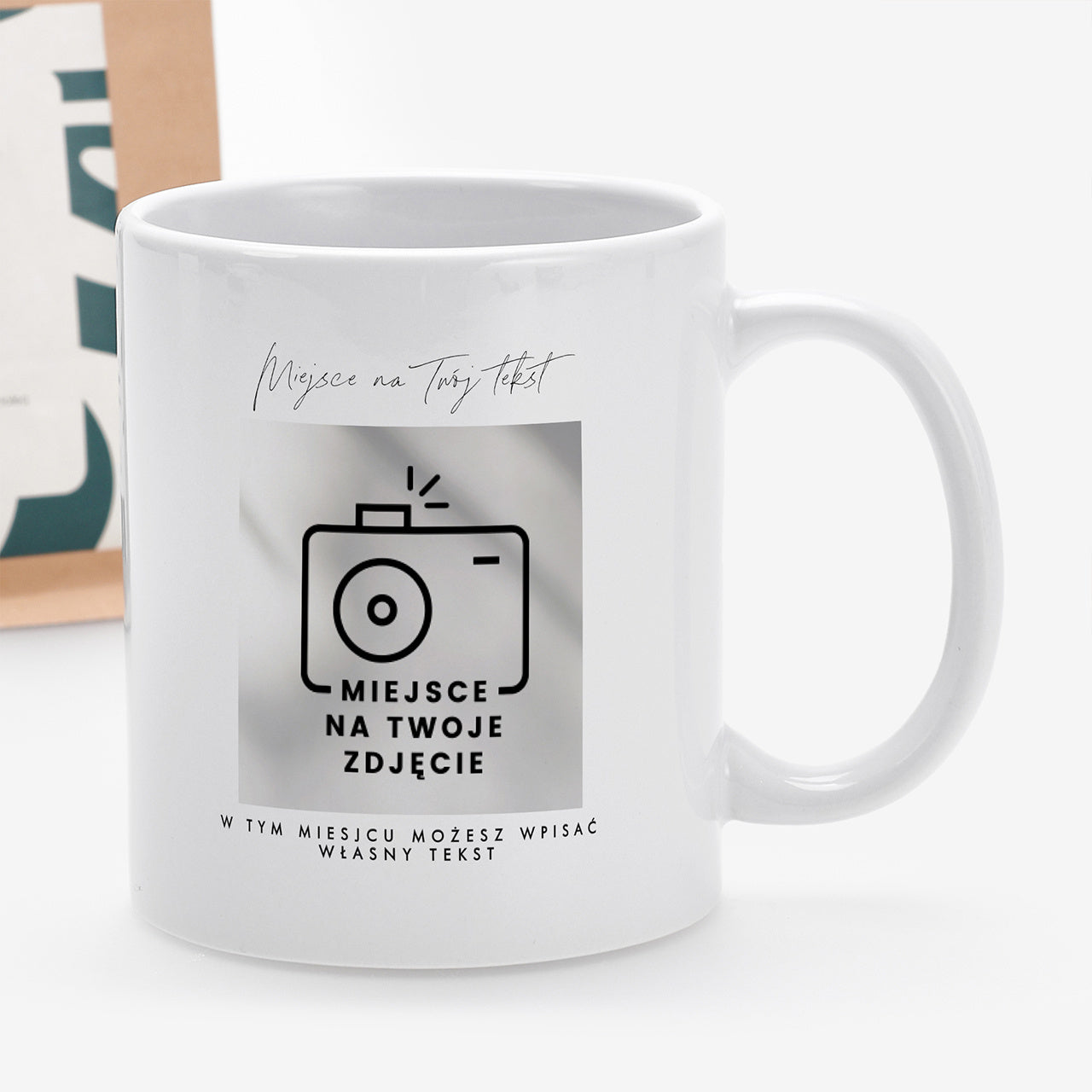 Kawa i personalizowany kubek - Twój Projekt - upominek na każdą okazję