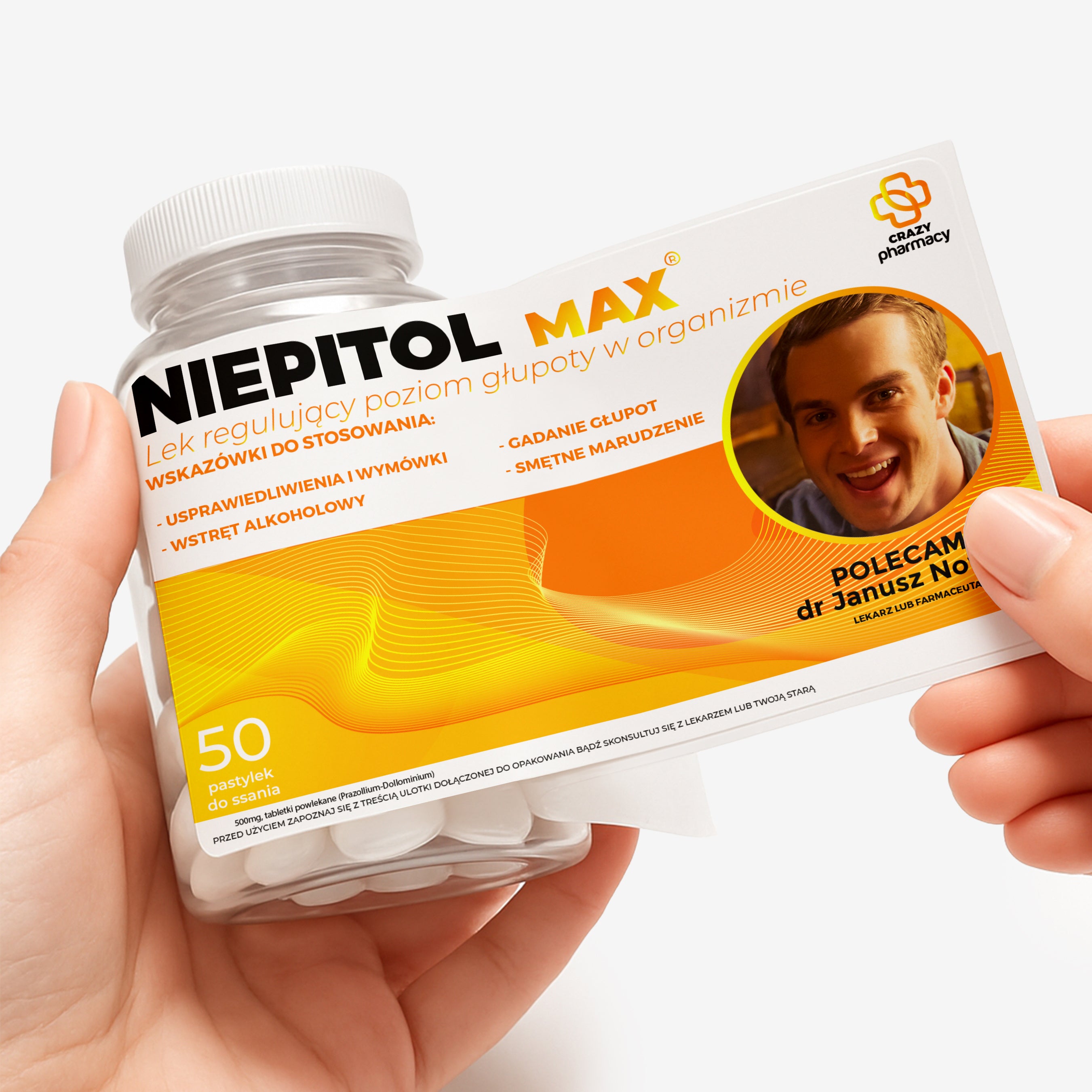 Zestaw cukierków miętowych z etykietą do personalizacji - dla marudy cukierki miętowe personalizowane cukierki