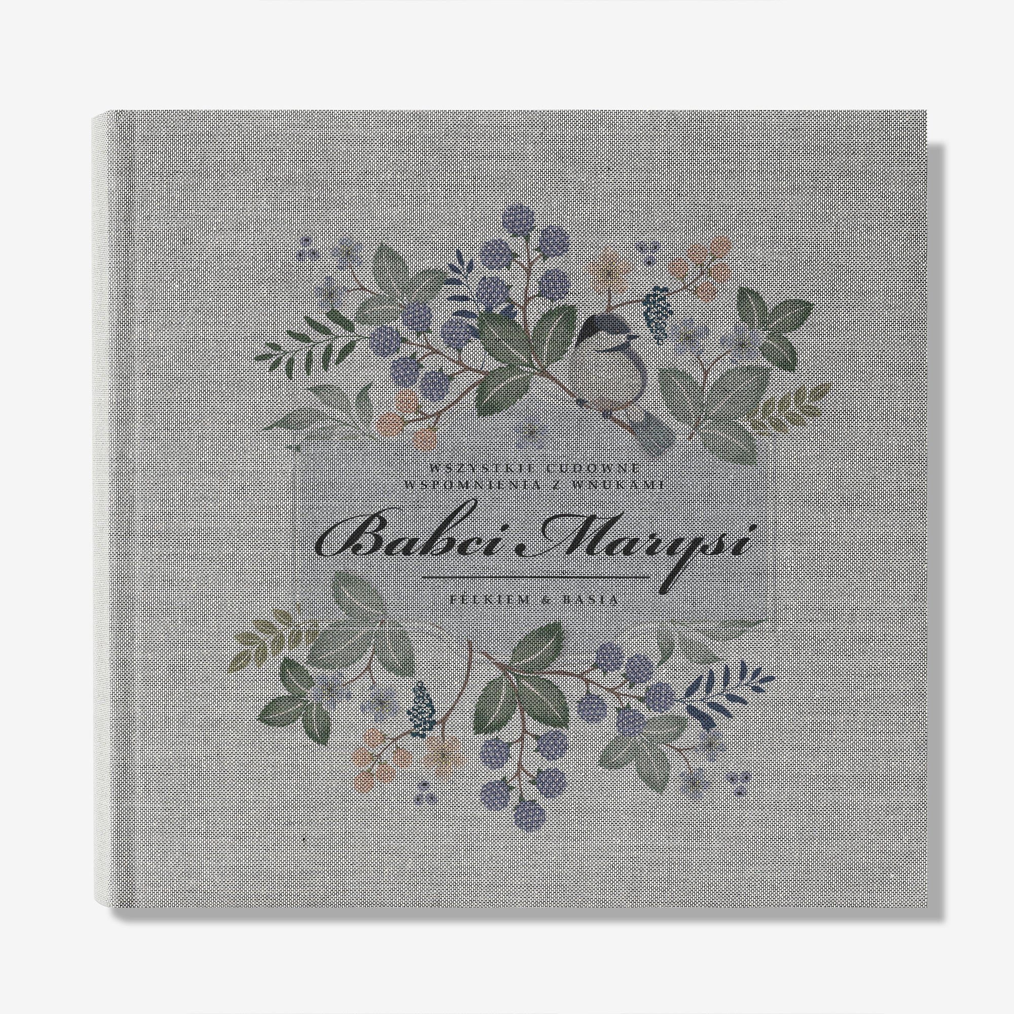 Album z personalizacją dla babci od wnuków album na zdjęcia personalizowany album prezent dla babci od wnuków