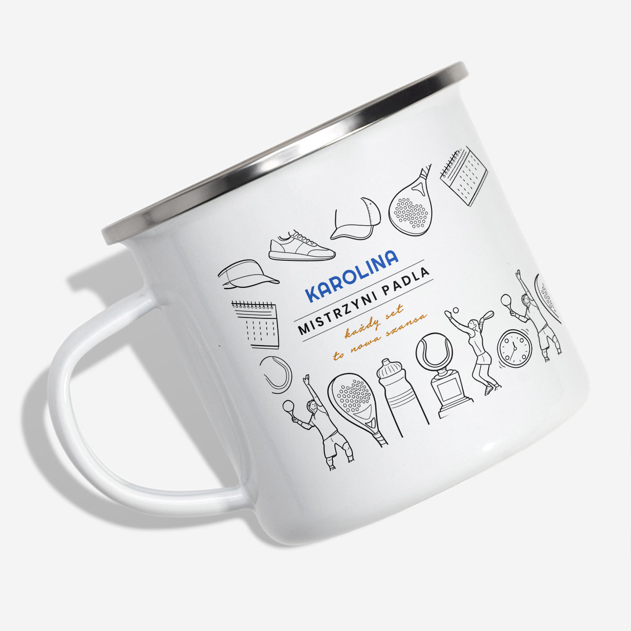 Personalizowany kubek - prezent dla miłośnika padla kubek dla sportowca kubek padel prezent dla fana padla