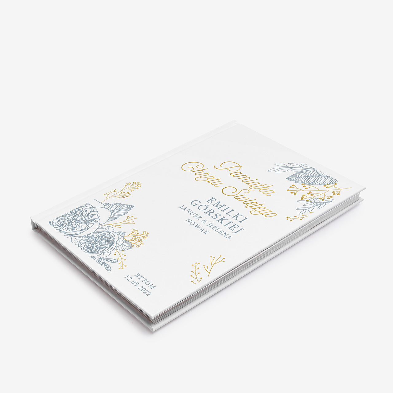 Personalizowana biblia dziecięca - prezent dla chrześniaka na Chrzest biblia na Chrzest pamiątka Chrztu
